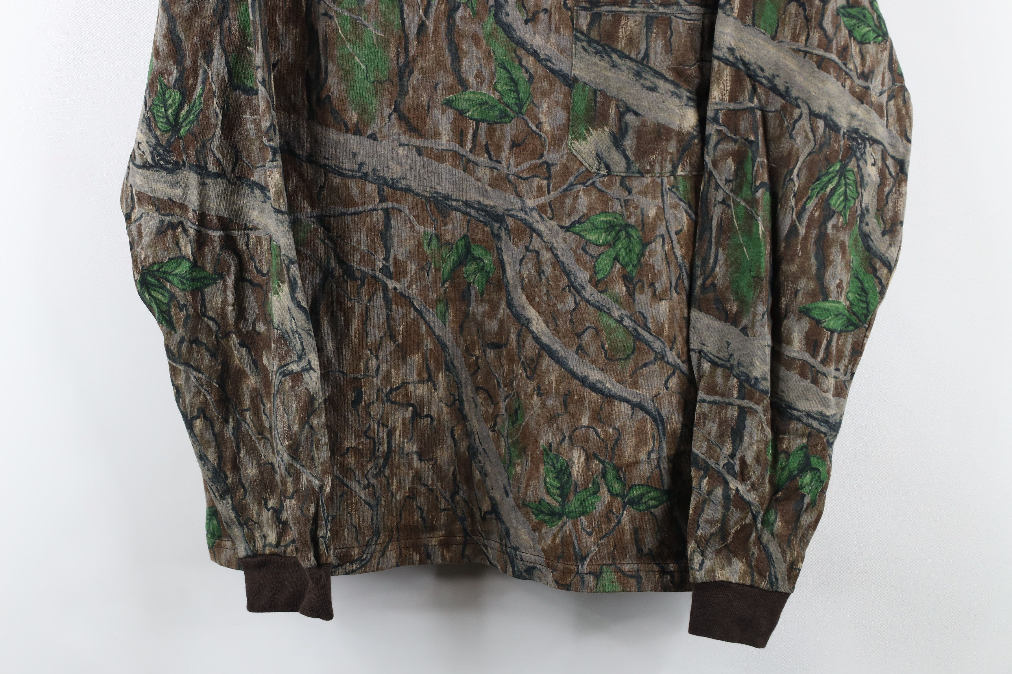 Vintage Vintage 90s Streetwear Long Sleeve Pocket T-Shirt Cotton USA Size US M / EU 48-50 / 2 - 3 Thumbnail