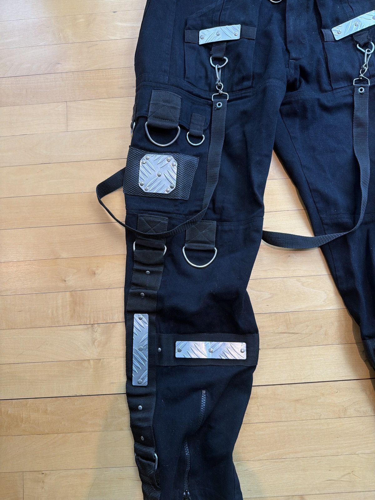 Japanese Brand Japanese S.D.U. black bondage pants Size US 32 / EU 48 - 2 Thumbnail
