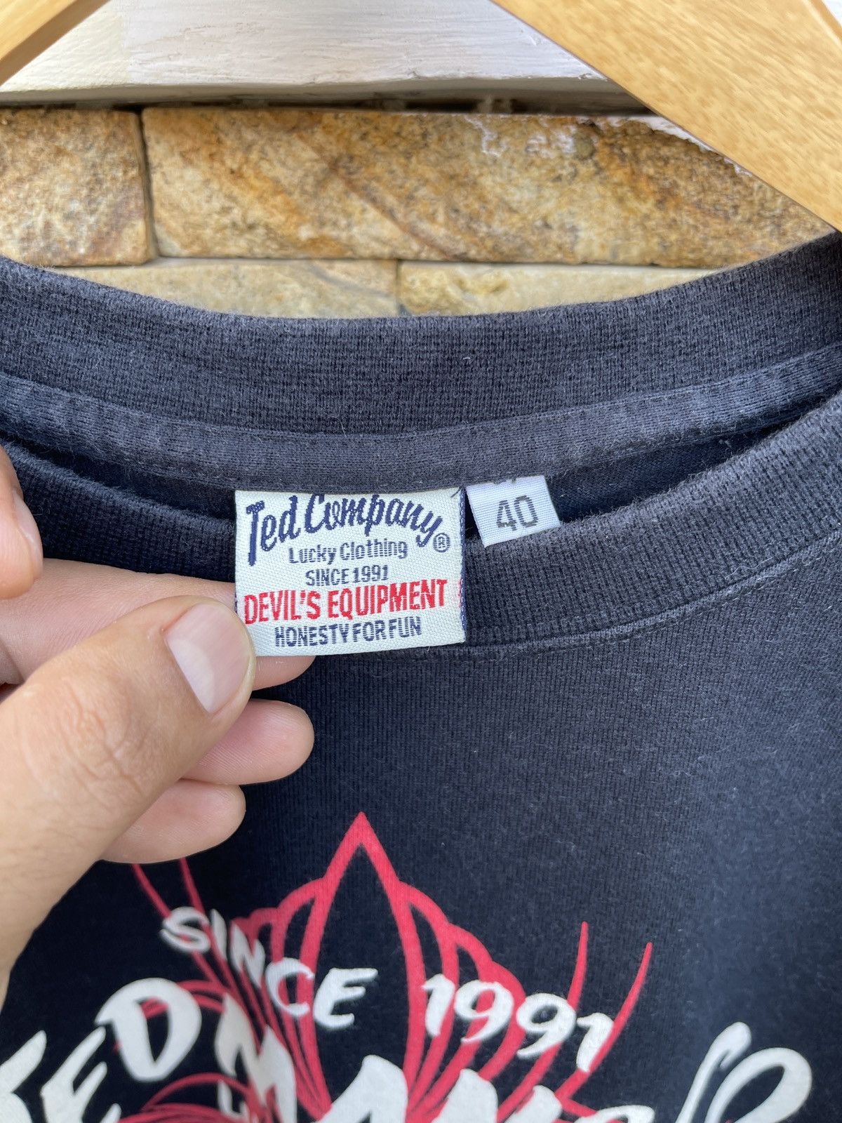 Tedman Rare🔥Vintage TEDMAN Ted Company Devils Equipment T-Shirt Size US M / EU 48-50 / 2 - 7 Thumbnail