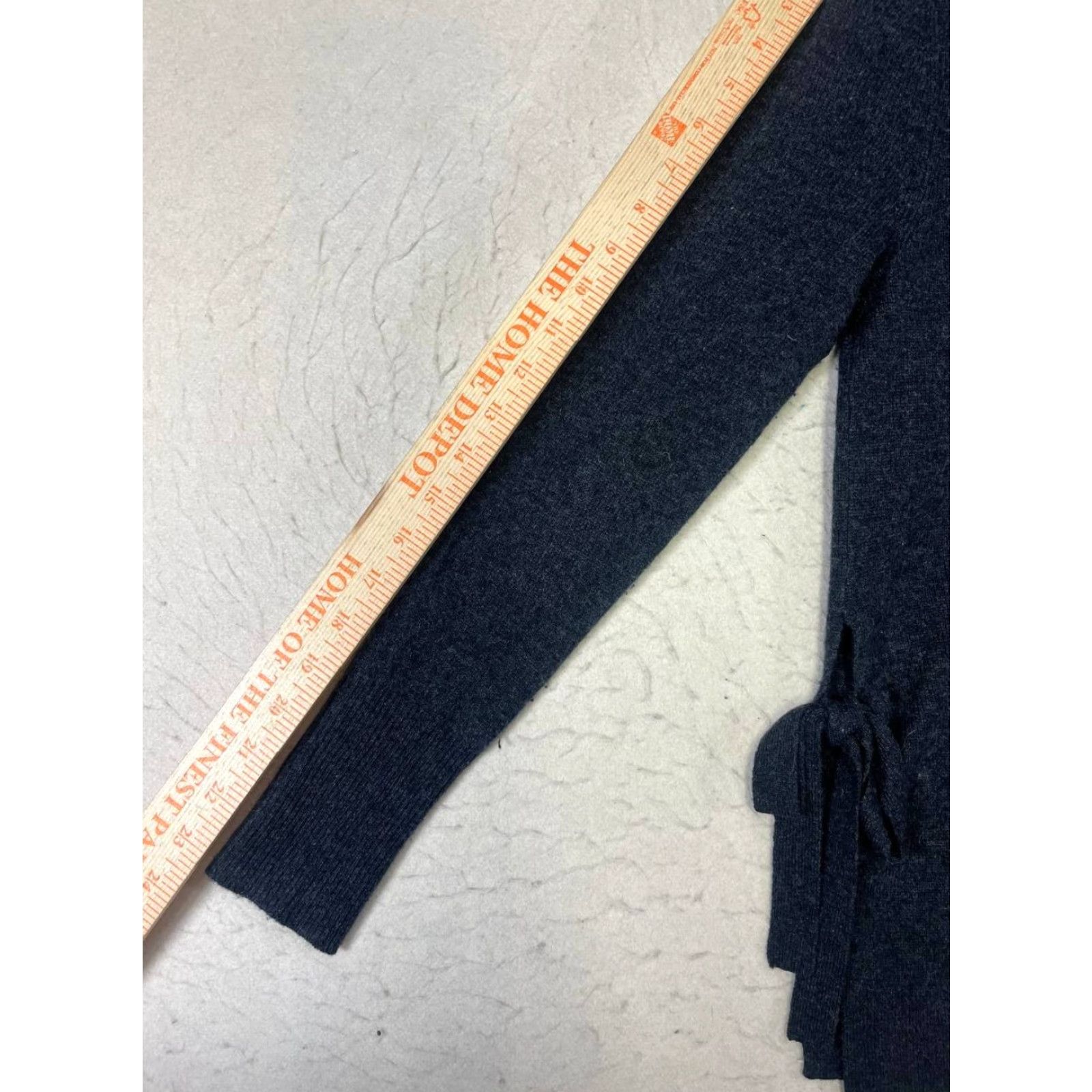 Vintage Halogen Sweater Women Pullover 100% Cashmere Gray XS M Pullover Knit Long Sleeve"} Size M / US 6-8 / IT 42-44 - 4 Thumbnail