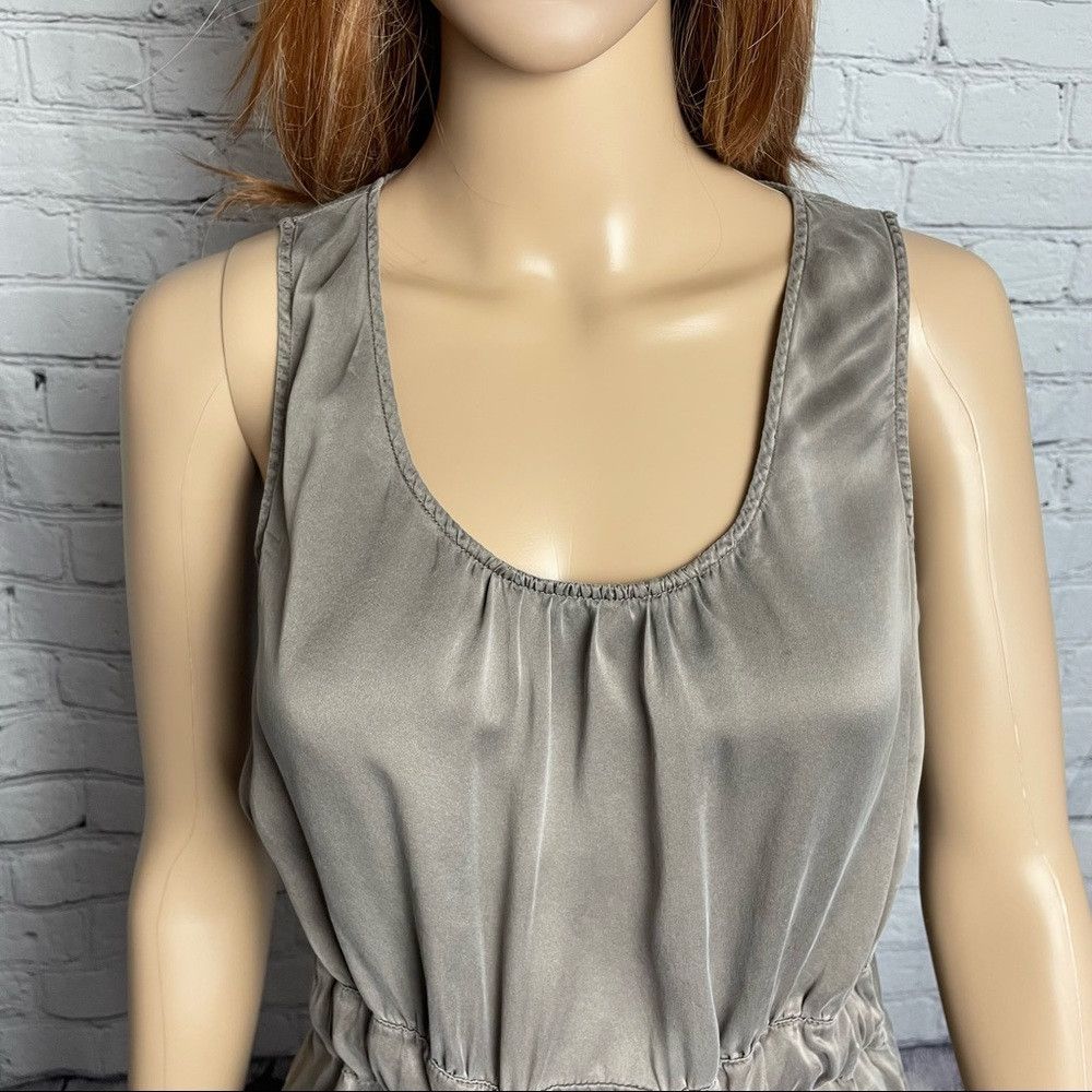 Other Jacob Silk Sleeveless Top Grey Brown Size S Size S / US 4 / IT 40 - 2 Thumbnail