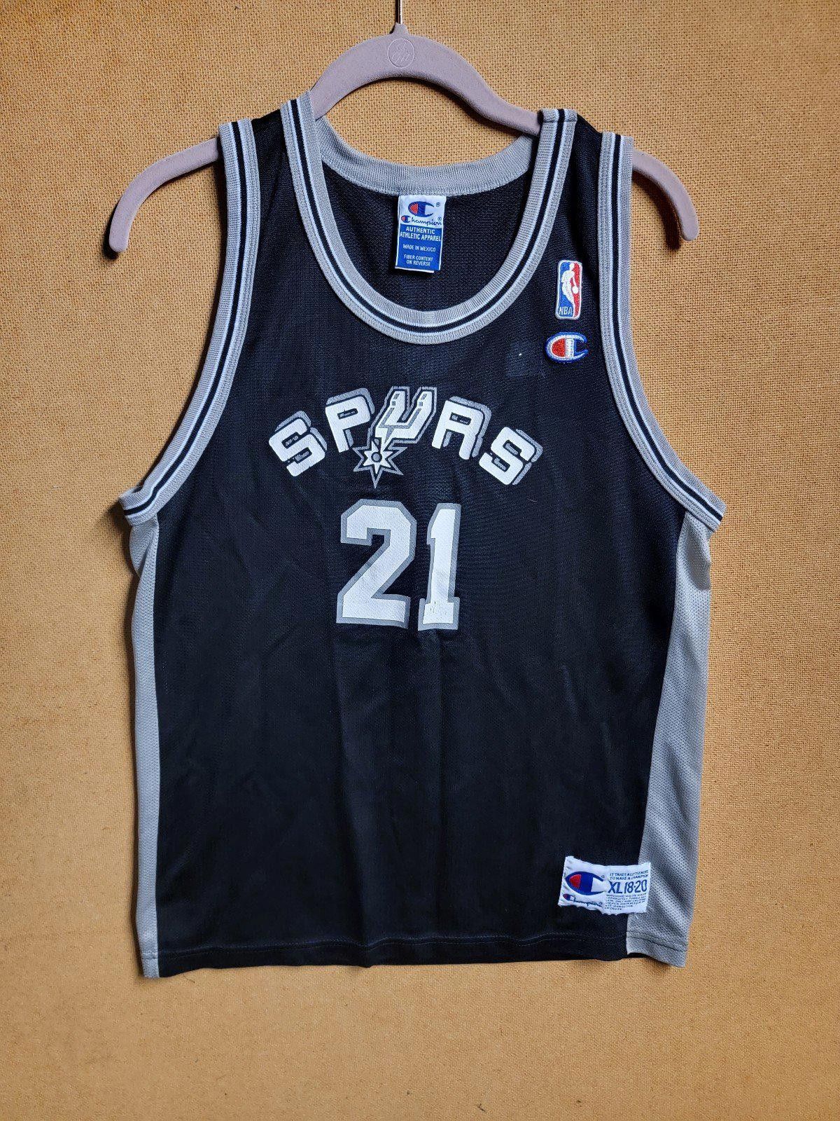 Champion VTG Champion San Antonio Spurs Tim Duncan Jersey Youth XL Size US S / EU 44-46 / 1 - 1 Thumbnail