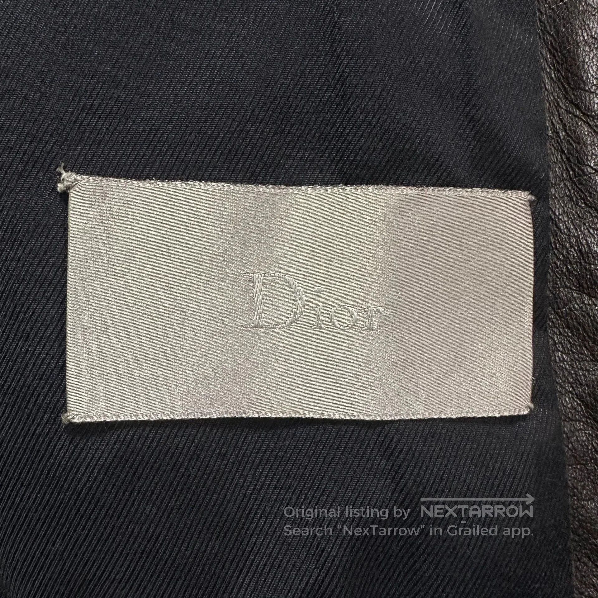 Dior Dior Homme Leather Biker Jacket Black. Size US M / EU 48-50 / 2 - 7 Thumbnail
