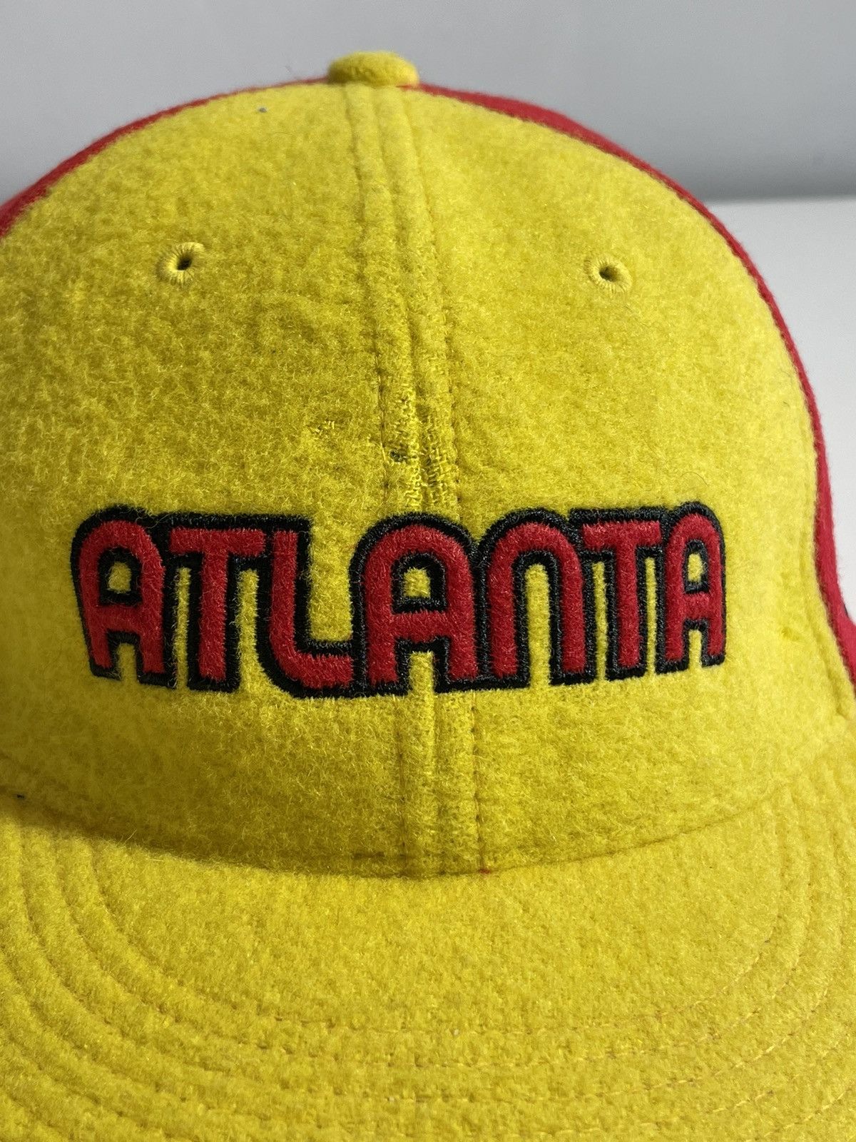 Nike × Vintage Atlanta Hawks Nike Vintage Y2k Streetwear 5 Panel Wool Cap Size 42 - 3 Thumbnail