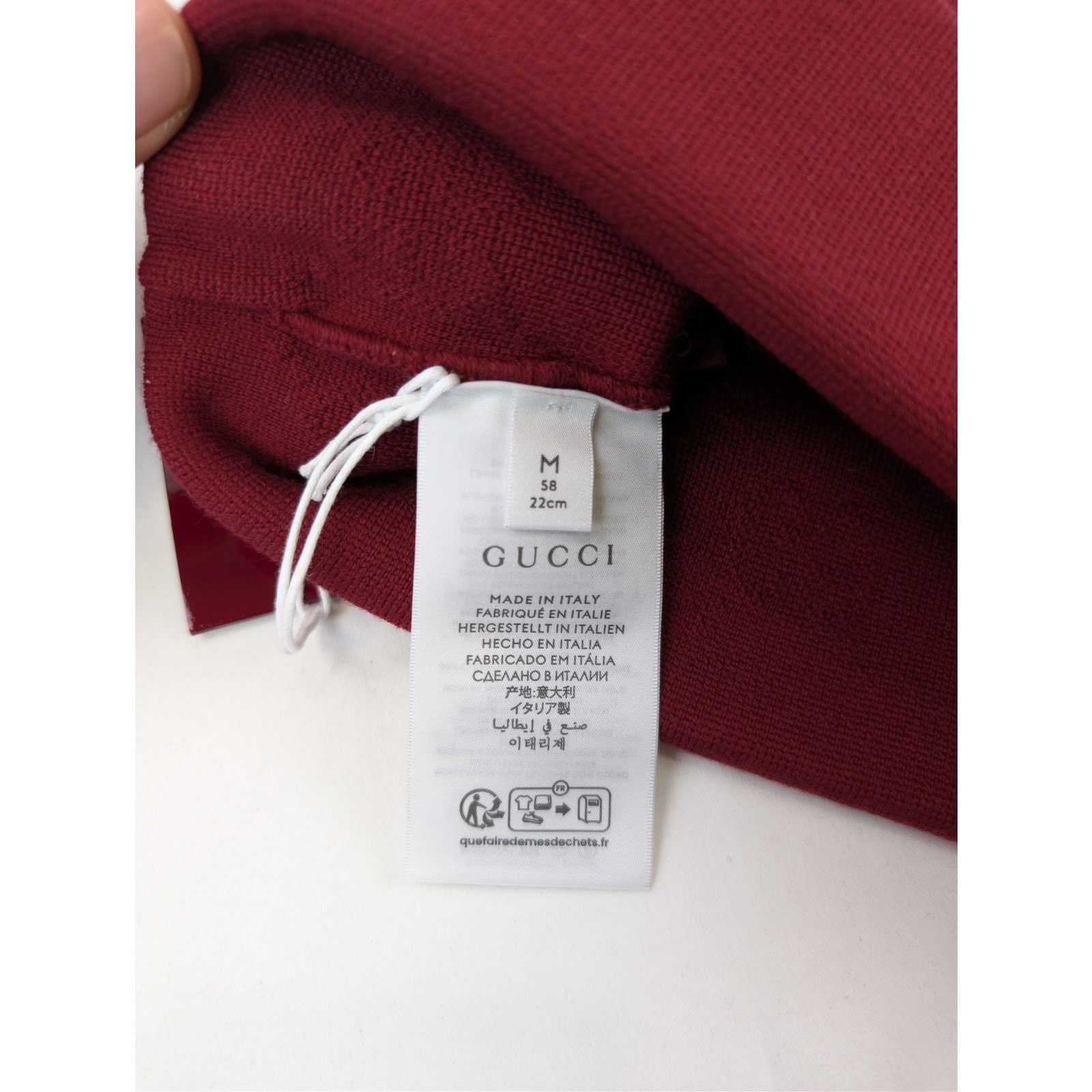 Gucci o1rshd1 Size: M / Bossy Beanie Cap / Hat in Flame Size ONE SIZE - 12 Thumbnail