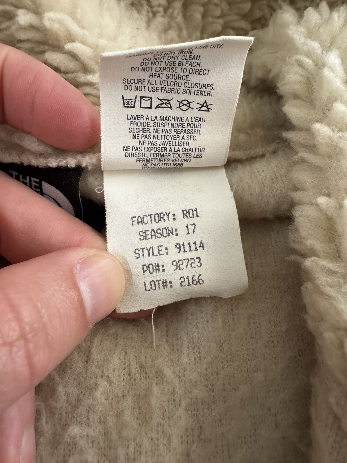 The North Face Vintage 90s The North Face Deep Pile Sherpa Fleece Jacket XL Size US XL / EU 56 / 4 - 19 Thumbnail