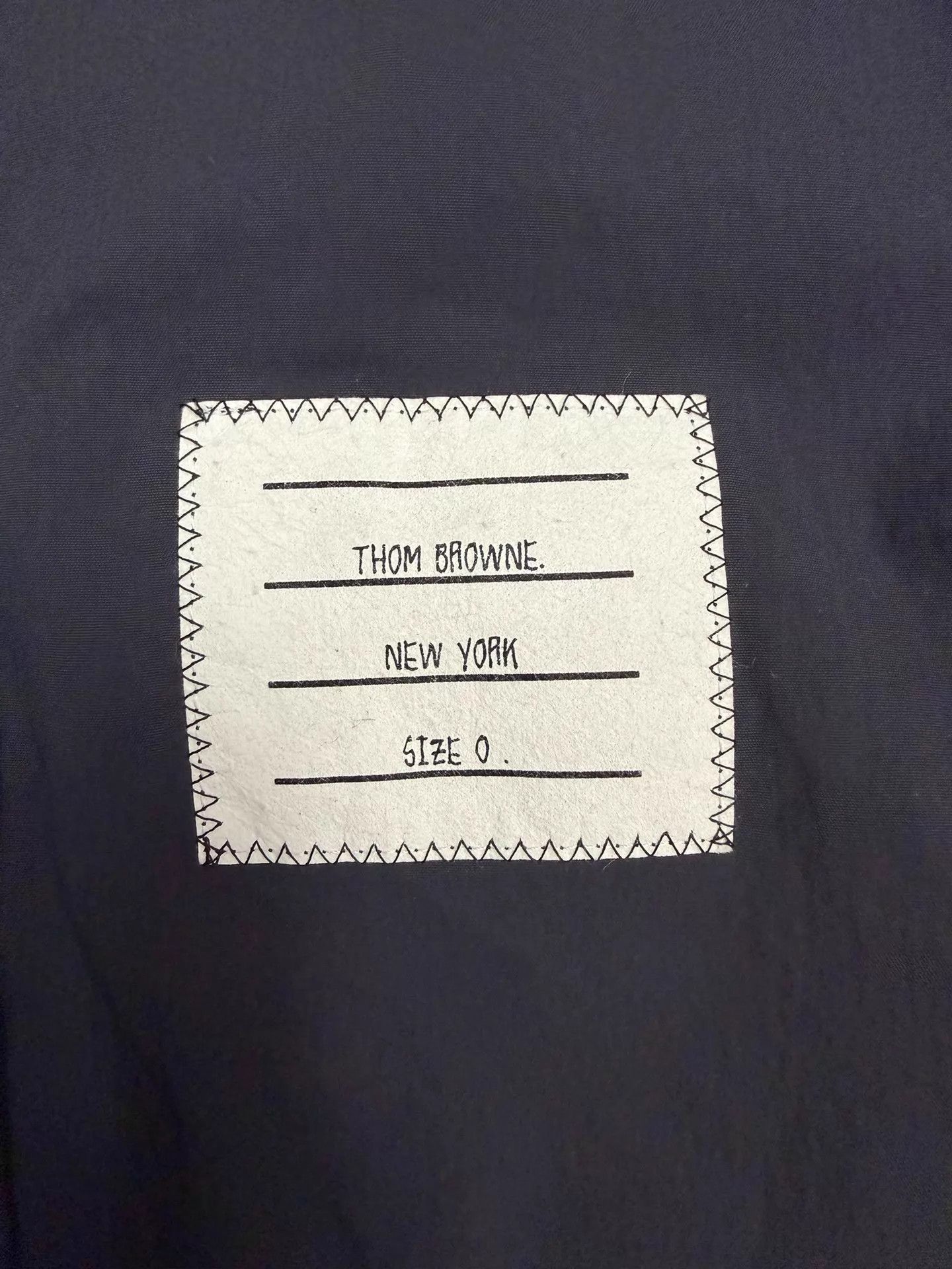 Thom Browne Thom Browne Double Sleeve Badge Jacket Navy Size 0 Size US XS / EU 42 / 0 - 4 Thumbnail