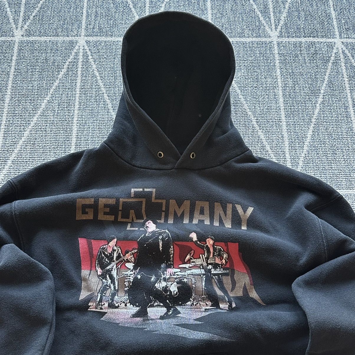 Band Tees × Vintage vintage hoodie ramstein faded Size US M / EU 48-50 / 2 - 2 Thumbnail