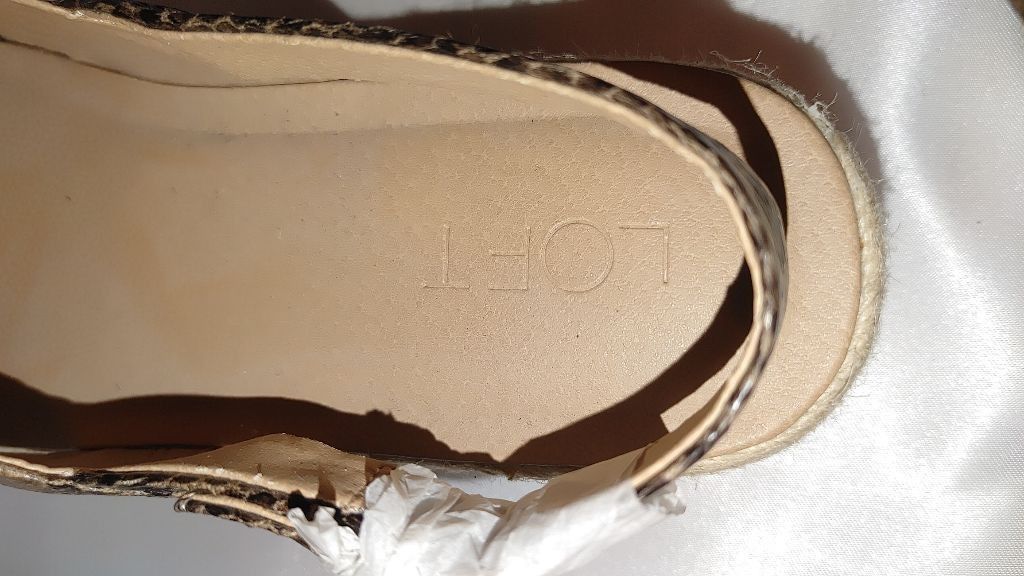 Loft Ann Loft Taylor Espadrille Sandal Size 8.5M NWOT Size US 8.5 / IT 38.5 - 8 Thumbnail