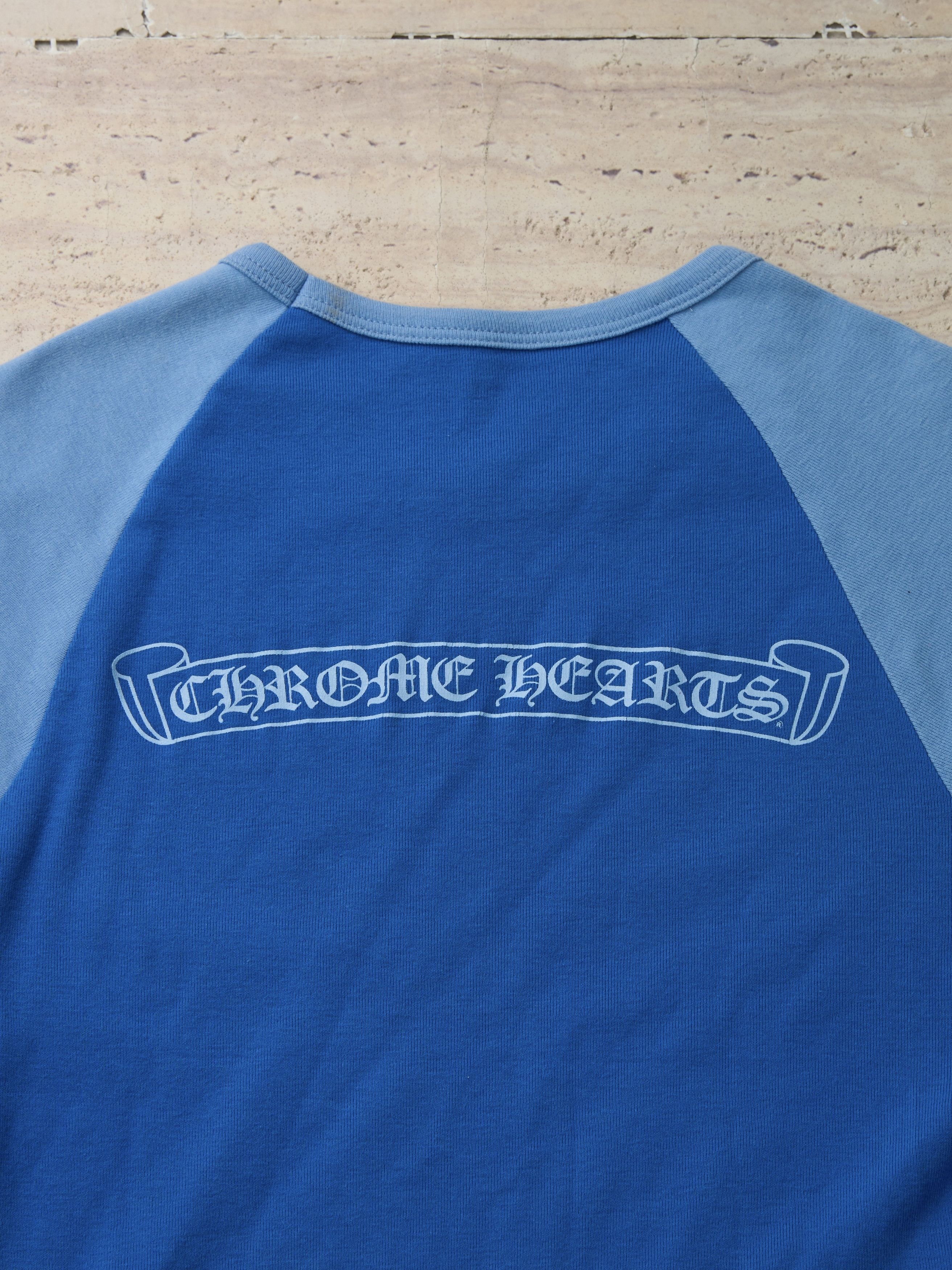 Chrome Hearts CHROME HEARTS Scroll T-shirt BLUE Size US M / EU 48-50 / 2 - 6 Thumbnail