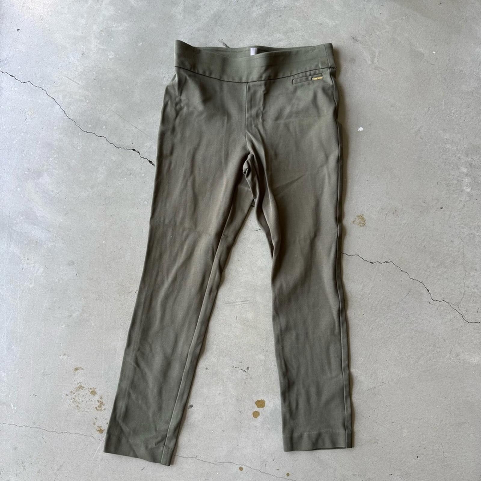 Other Anne Klein / Women’s Stretch Pants Leggings / Olive Size 32" / US 10 / IT 46 - 1 Thumbnail