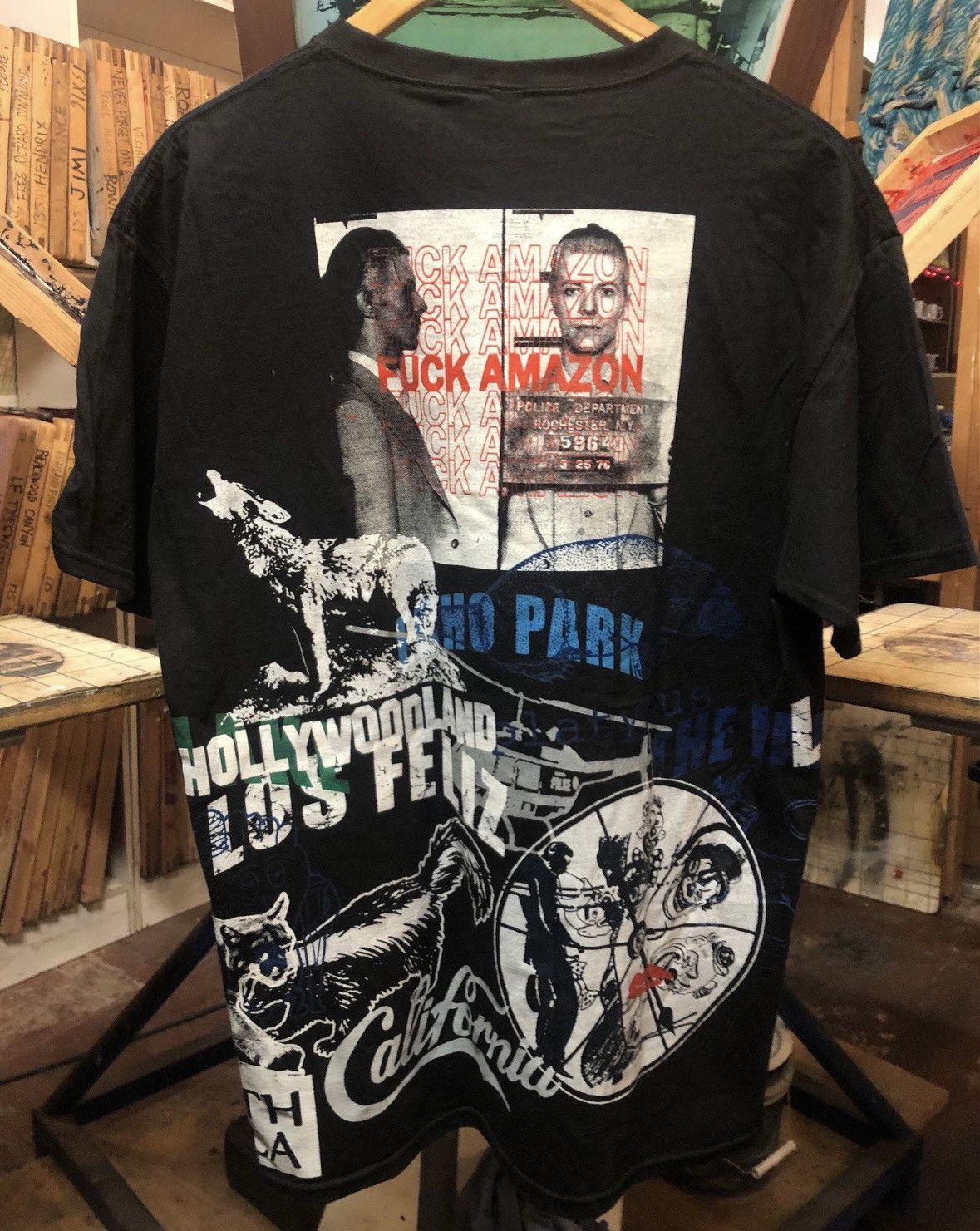 Vintage LA Collage Test Print Tee – Echo Park to East LA, L Size US L / EU 52-54 / 3 - 2 Thumbnail