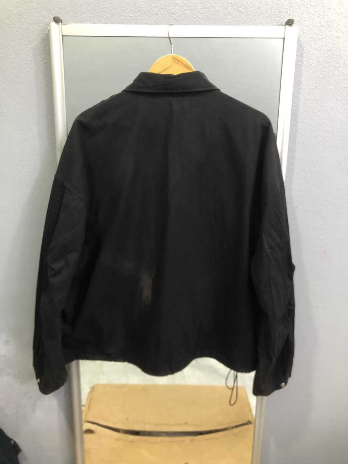 Helmut Lang CROP Black Utility Field Jacket Boxy Fit Drawstring Hem Size US L / EU 52-54 / 3 - 8 Thumbnail