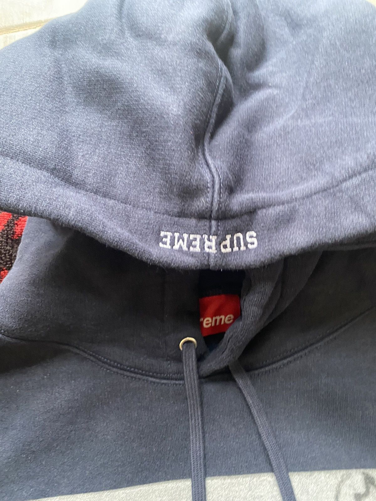 Supreme Supreme Wu-Tang Clan Hooded Sweatshirt Navy XL Size US XL / EU 56 / 4 - 5 Thumbnail