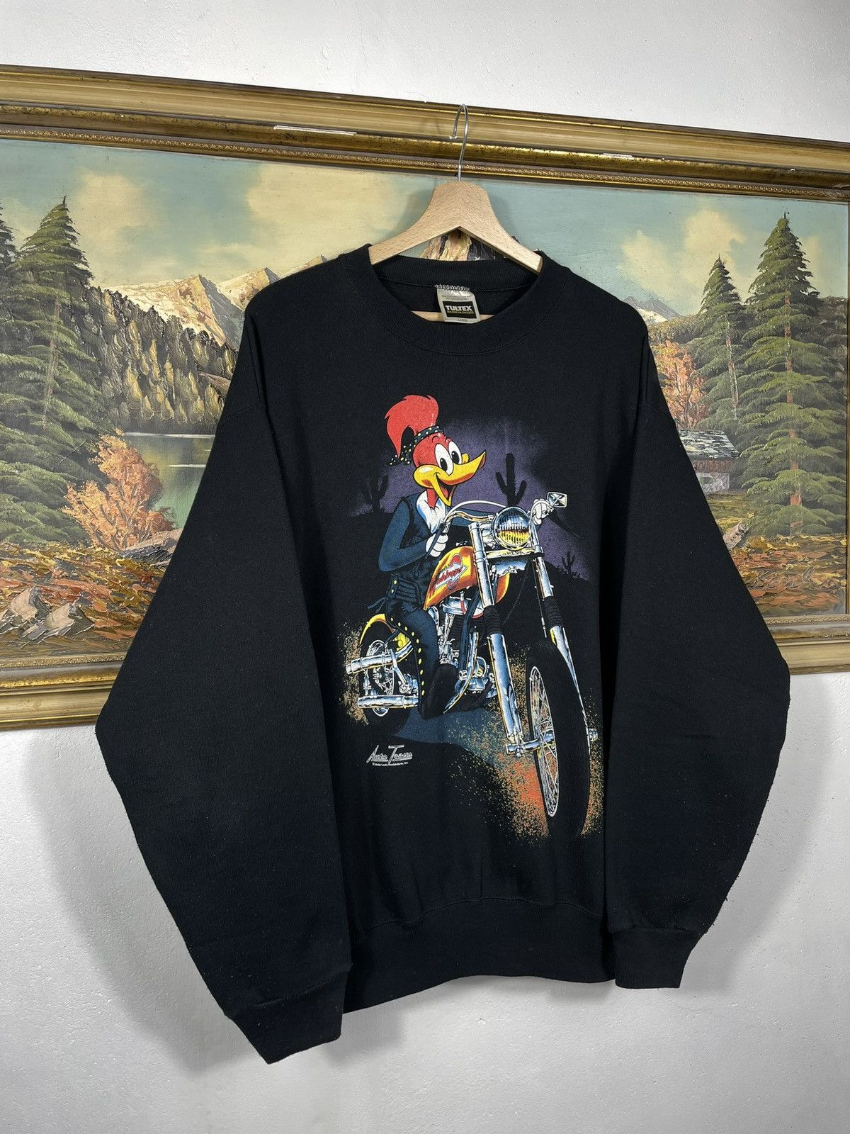 Cartoon Network × Universal Studios × Vintage Woody Woodpecker retro 90s crewneck baggy loose boxy Size US L / EU 52-54 / 3 - 3 Thumbnail