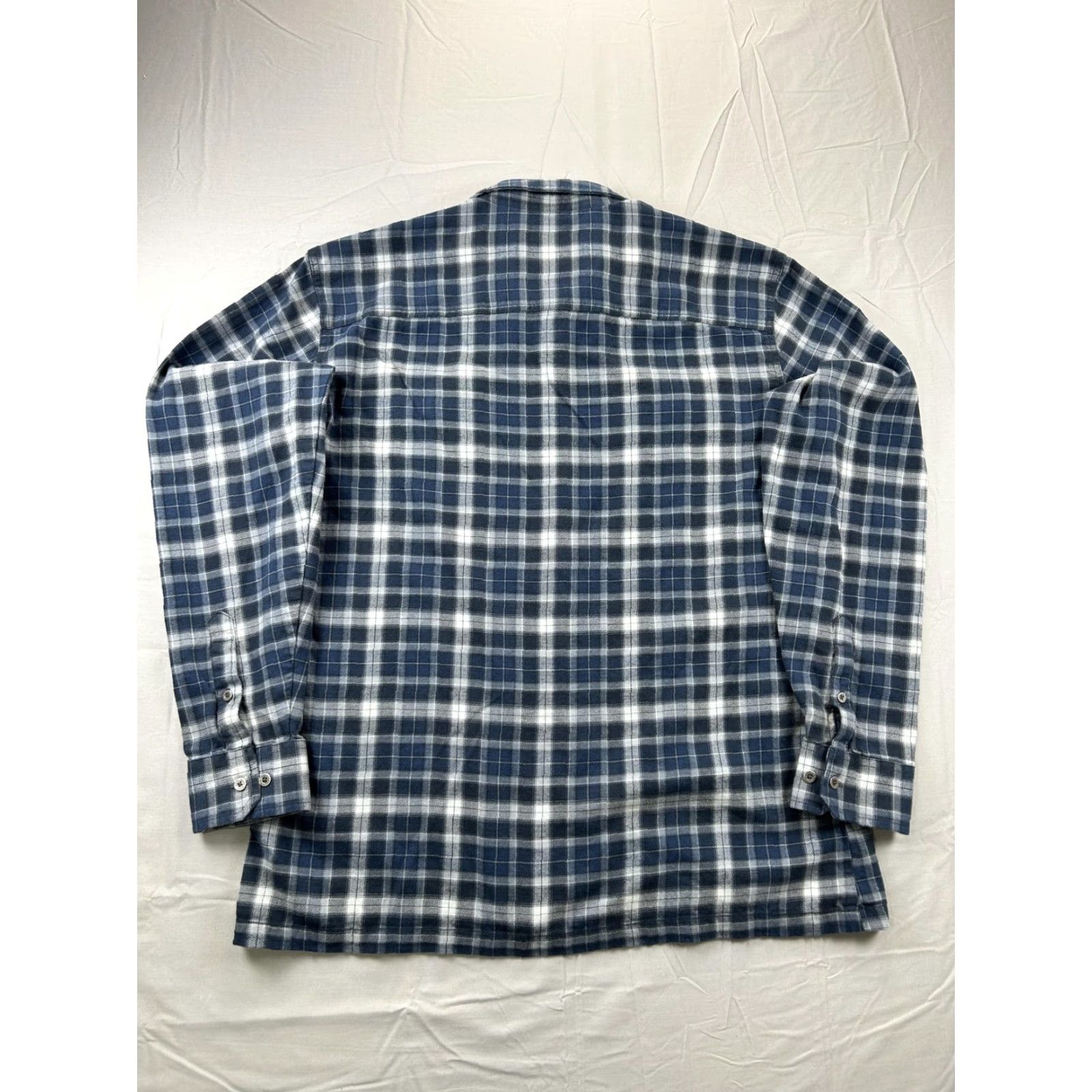 Vintage Kuhl Shirt Mens XL Blue Plaid Flannel Button Front Long Sleeve Pocket Outdoor Size US XL / EU 56 / 4 - 4 Thumbnail