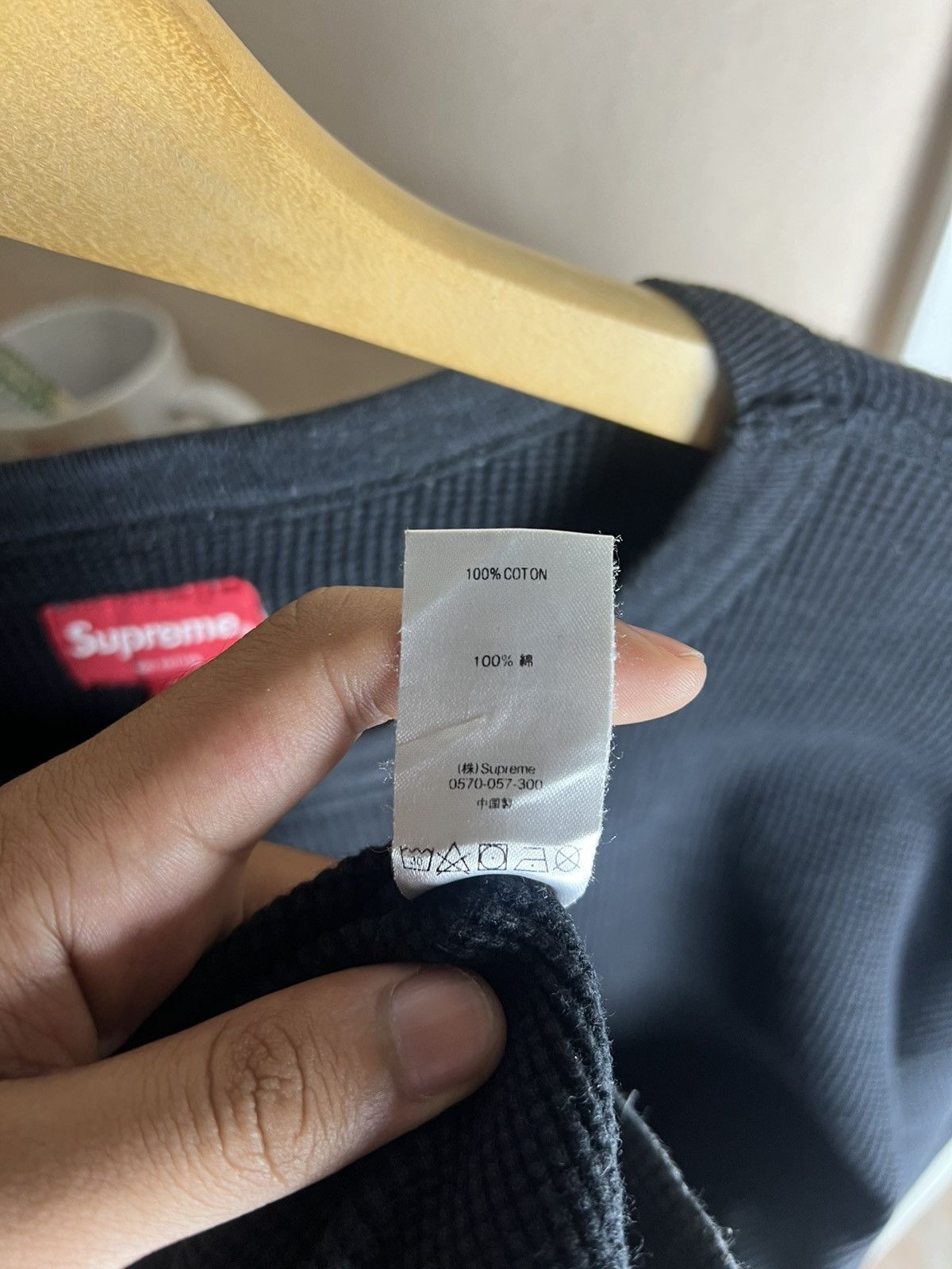 Supreme Supreme Vampire Waffle Thermal Faded Size US L / EU 52-54 / 3 - 10 Thumbnail
