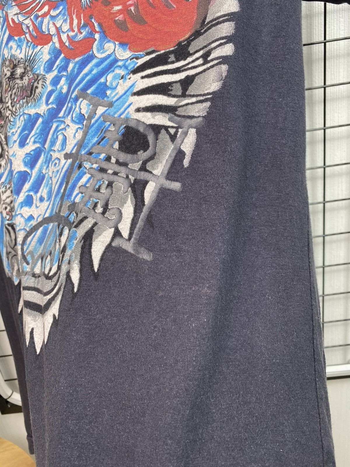 Christian Audigier × Ed Hardy × Vintage Ed Hardy Tiger Print T Shirt Christian Audigier tee Men’s L Size US L / EU 52-54 / 3 - 9 Thumbnail