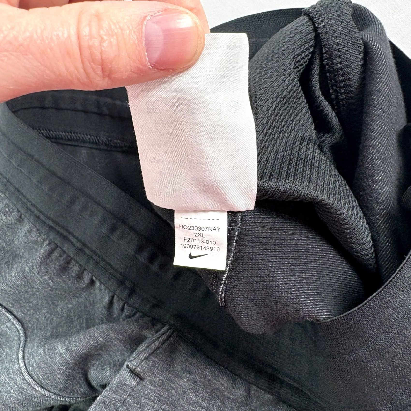 Nike Nike Jogger Pants Mens 2XL Gray Dri Fit Lounge Gym Performance Pants Size US 39 - 5 Thumbnail