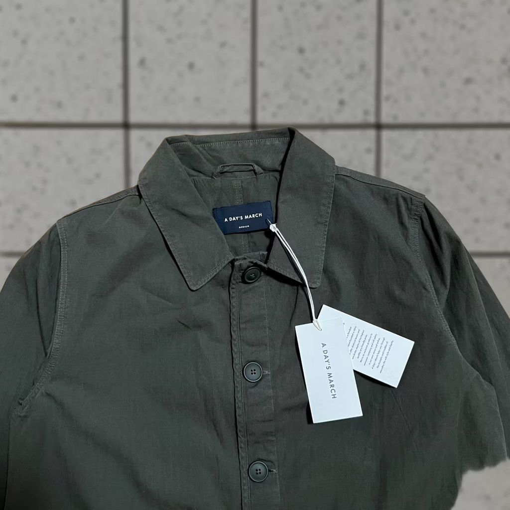 A Day's March A Day's March Jacket Men Army Size M Overshirt Cotton All Seasons Casual Button Front Size US M / EU 48-50 / 2 - 1 Thumbnail