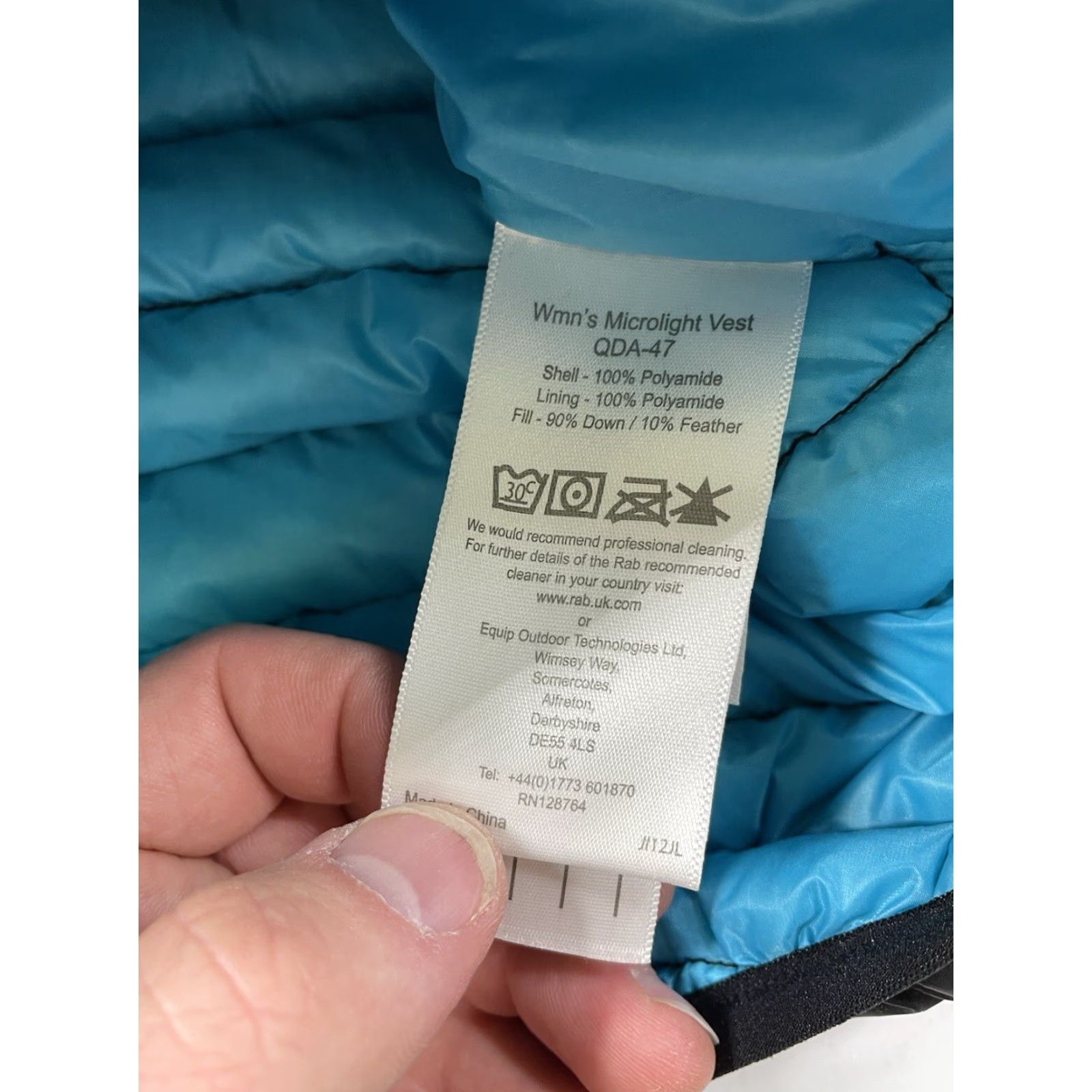 Rab NWT RAB Womens Microlight Down Puffer Vest Gilet Pertex Black XS UK 8 Size XS / US 0-2 / IT 36-38 - 6 Thumbnail