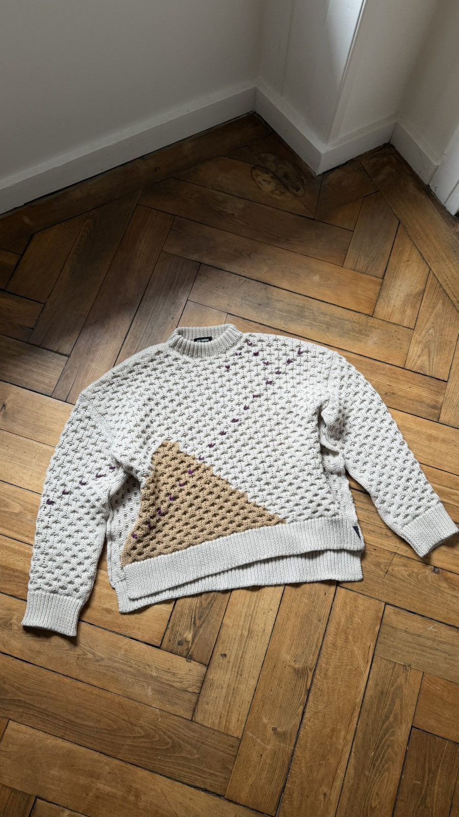 Raf Simons Raf Simons textured waffle-knit Struktur Size US S / EU 44-46 / 1 - 1 Thumbnail