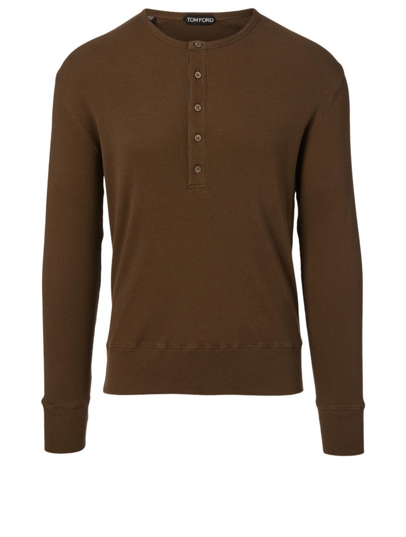 Tom Ford o1w1db10125 KYL016 Sweater in Brown Size US L / EU 52-54 / 3 - 1 Thumbnail