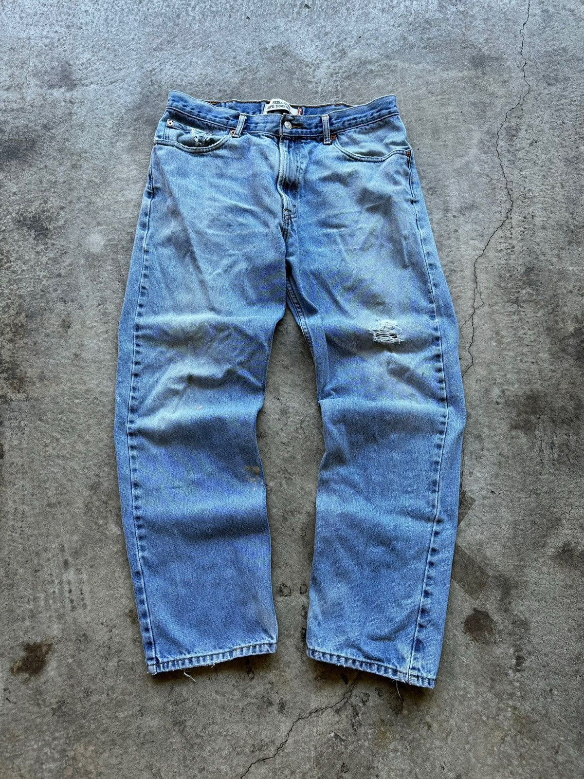 Levi's × Vintage Vintage Streetwear Levi Straight Fit Jeans Size US 38 / EU 54 - 1 Thumbnail