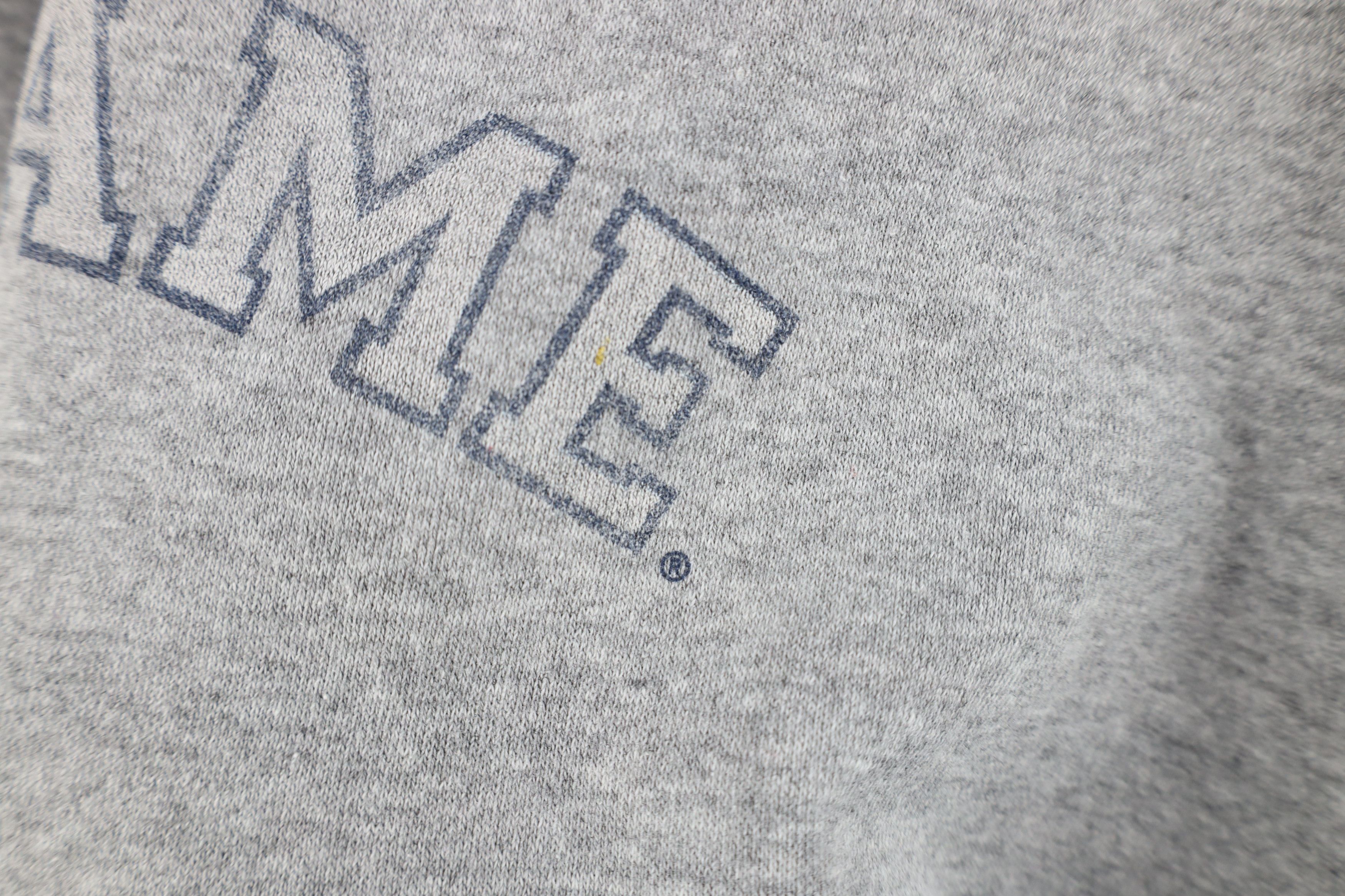 Vintage Vintage 90s Spell Out Notre Dame University Sweatshirt Gray Size US L / EU 52-54 / 3 - 6 Thumbnail