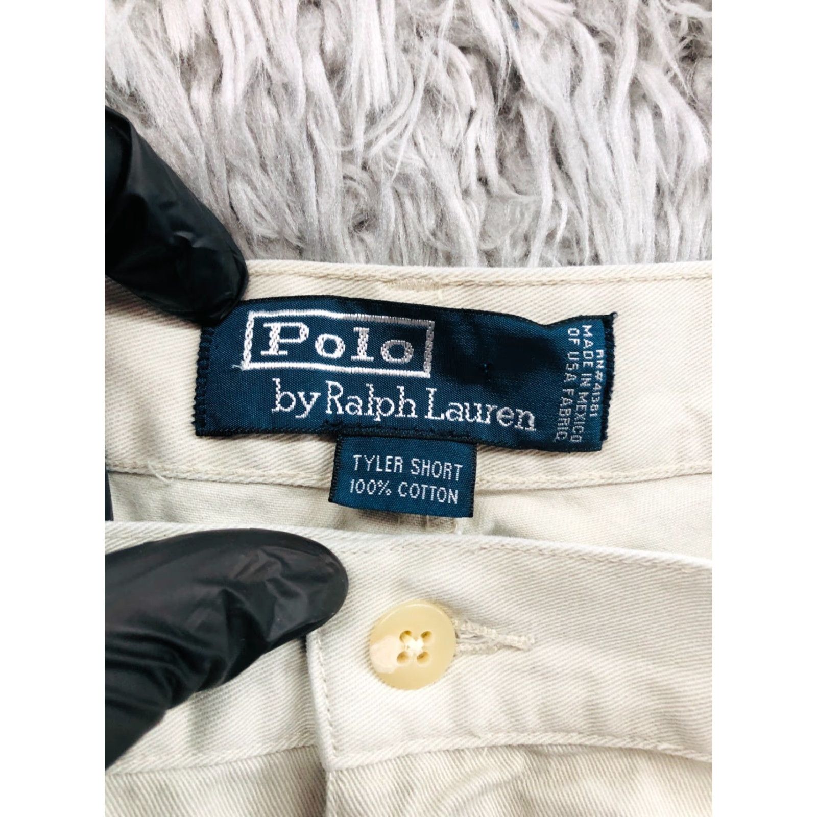 Ralph Lauren Ralph Lauren Polo Shorts Mens 40 Bermuda Mid Rise Beige Cotton Blend Flat Front 5-Pocket Logo Classic American Outdoor Size US L / EU 52-54 / 3 - 7 Thumbnail