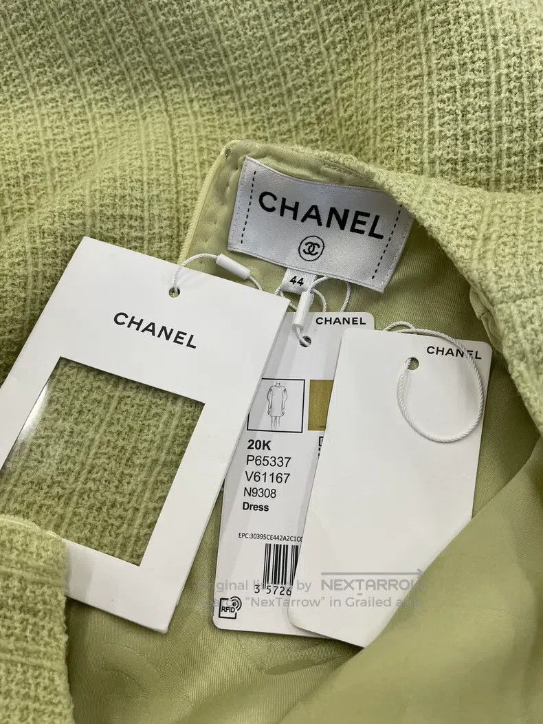 Chanel Chanel Equestrian series avocado green dress Size M / US 6-8 / IT 42-44 - 4 Thumbnail