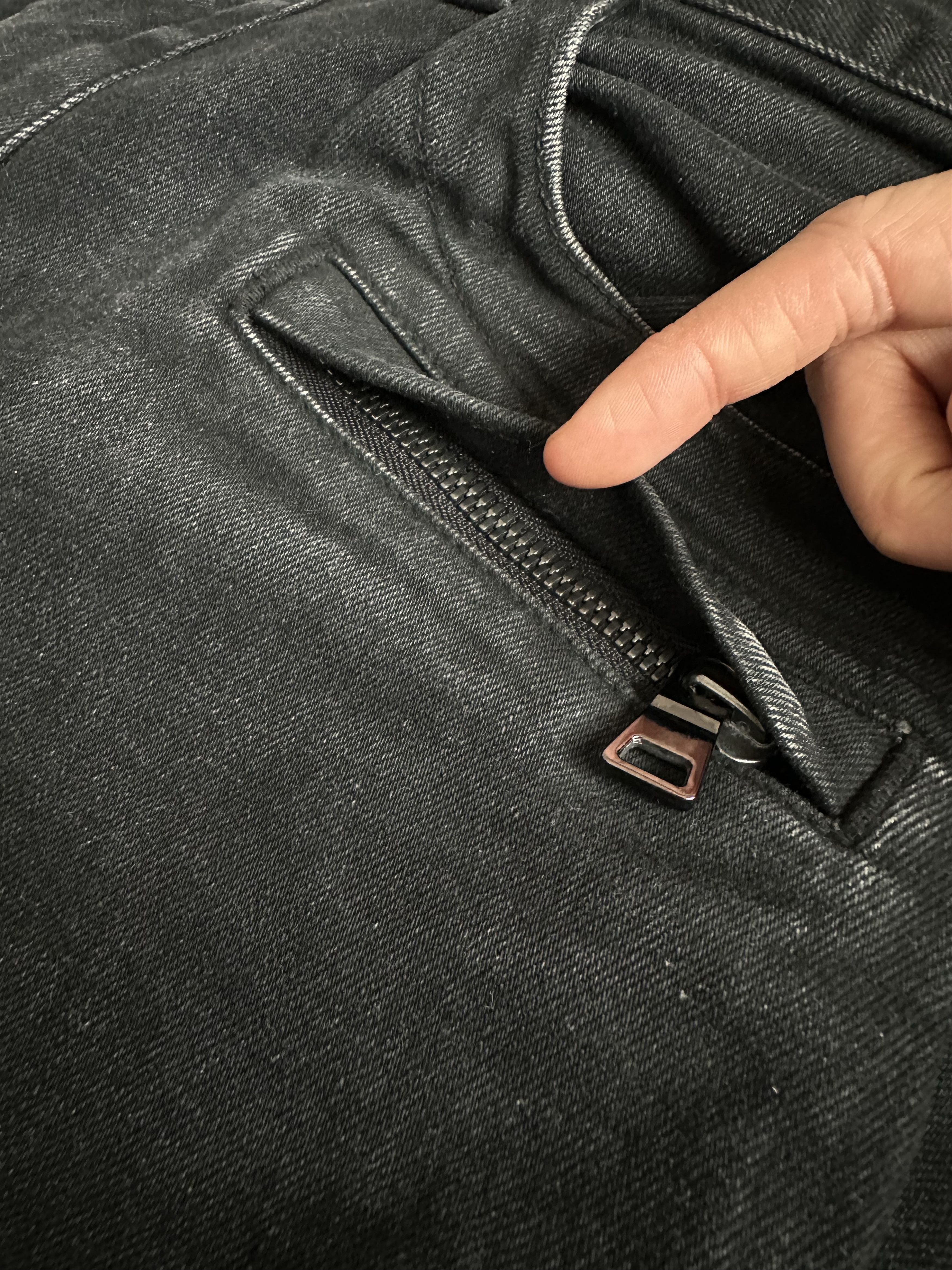 Balmain SS15 Balmain Black Denim Zip Made In Japan Size US 31 - 5 Thumbnail