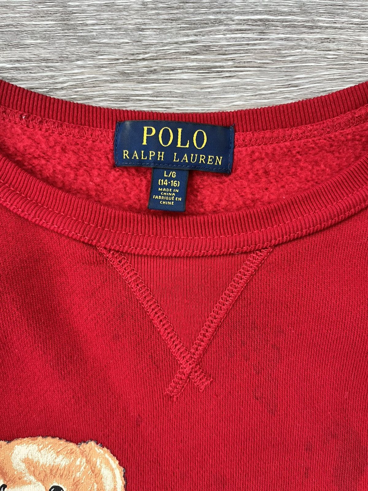 Polo Ralph Lauren Polo Bear By Ralph Lauren Long Sleeve Christmas Sweater Size US S / EU 44-46 / 1 - 5 Thumbnail