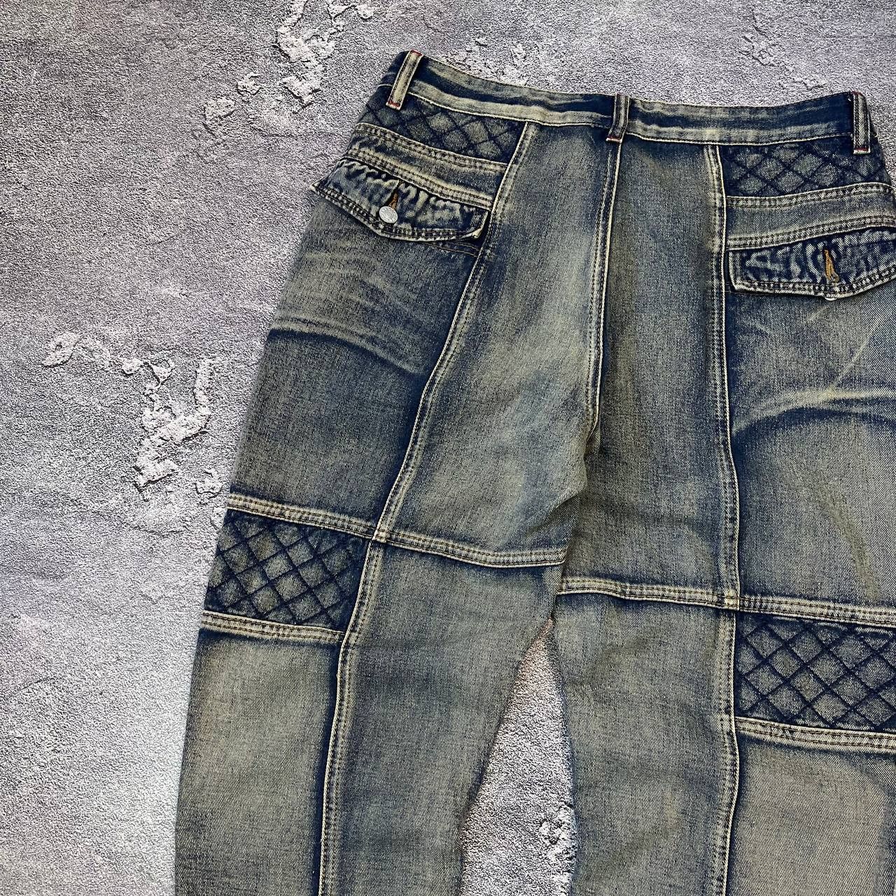 Hysteric Glamour Jeans Dirty Pants Faded Crash Denim Thrashed Y2K Distressed Size US 33 - 5 Thumbnail
