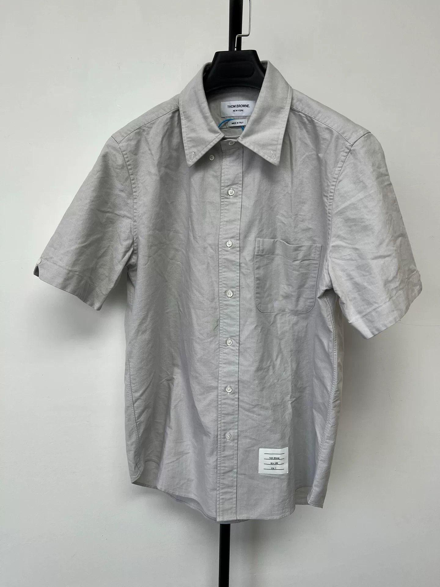 Thom Browne Thom Browne Short Sleeve Shirt Size 3 Size US M / EU 48-50 / 2 - 1 Thumbnail