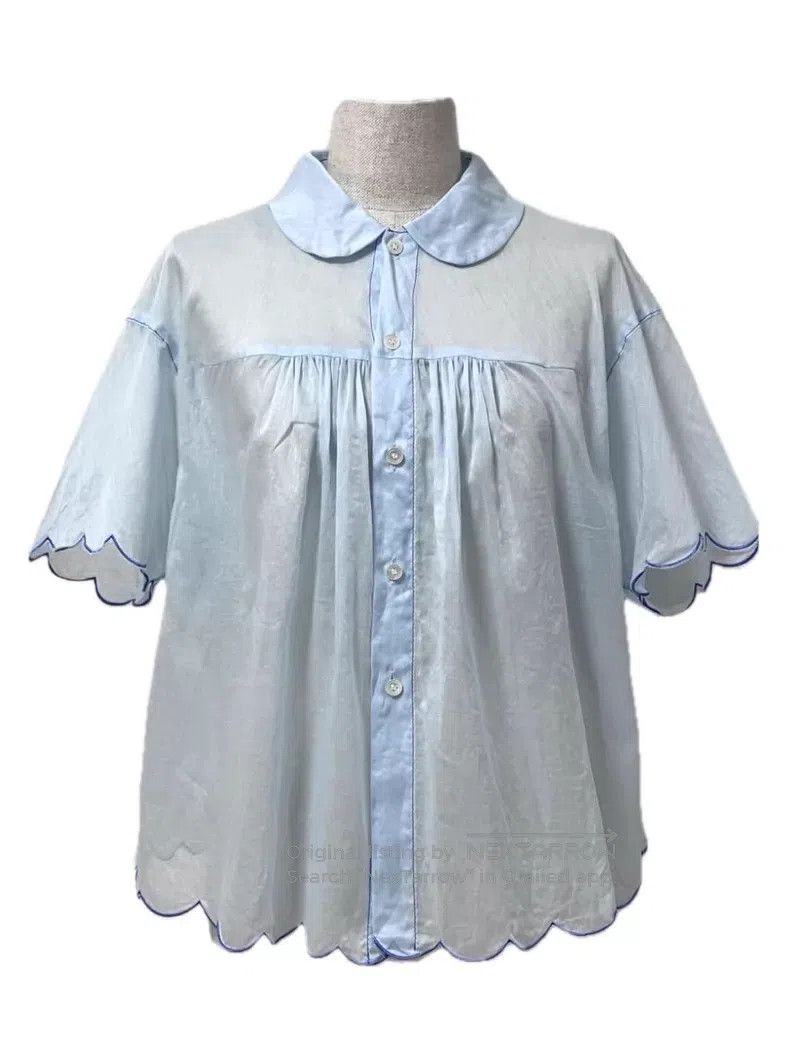 Comme des Garcons Comme des Garcons size F Ice Blue Shirt Size S / US 4 / IT 40 - 1 Thumbnail