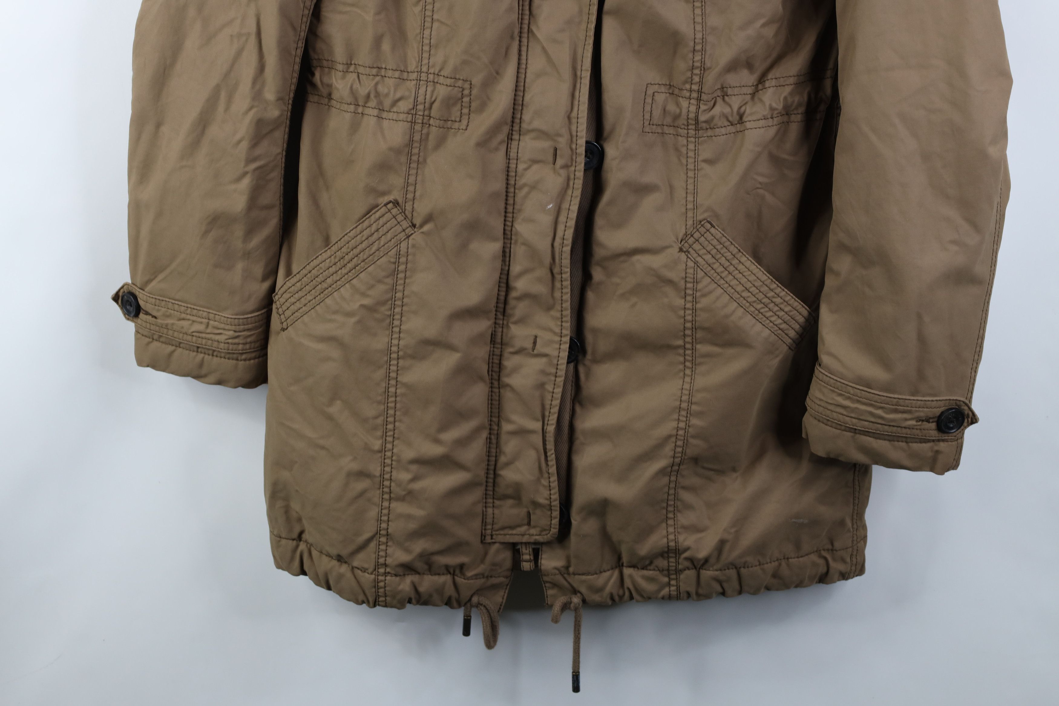 Abercrombie & Fitch Vintage 90s Y2K Abercrombie & Fitch Lined Parka Jacket Size L / US 10 / IT 46 - 3 Thumbnail