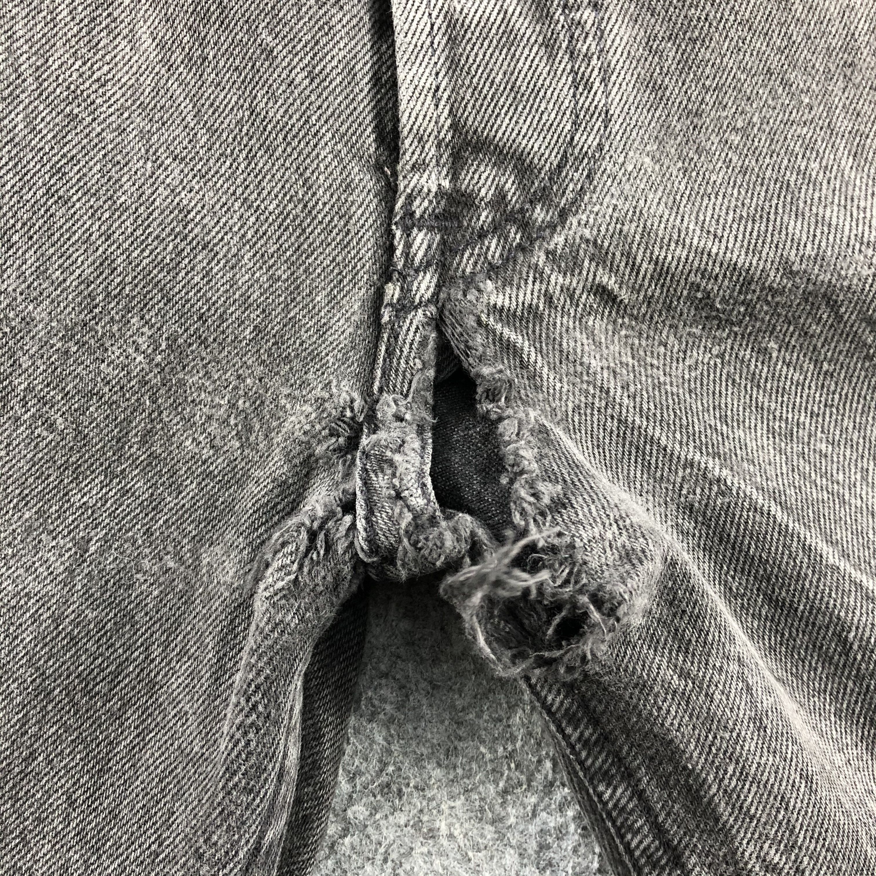 Levi's 90s Vintage Faded Black Levis 501 Jeans-J1448 Size US 34 / EU 50 - 10 Thumbnail