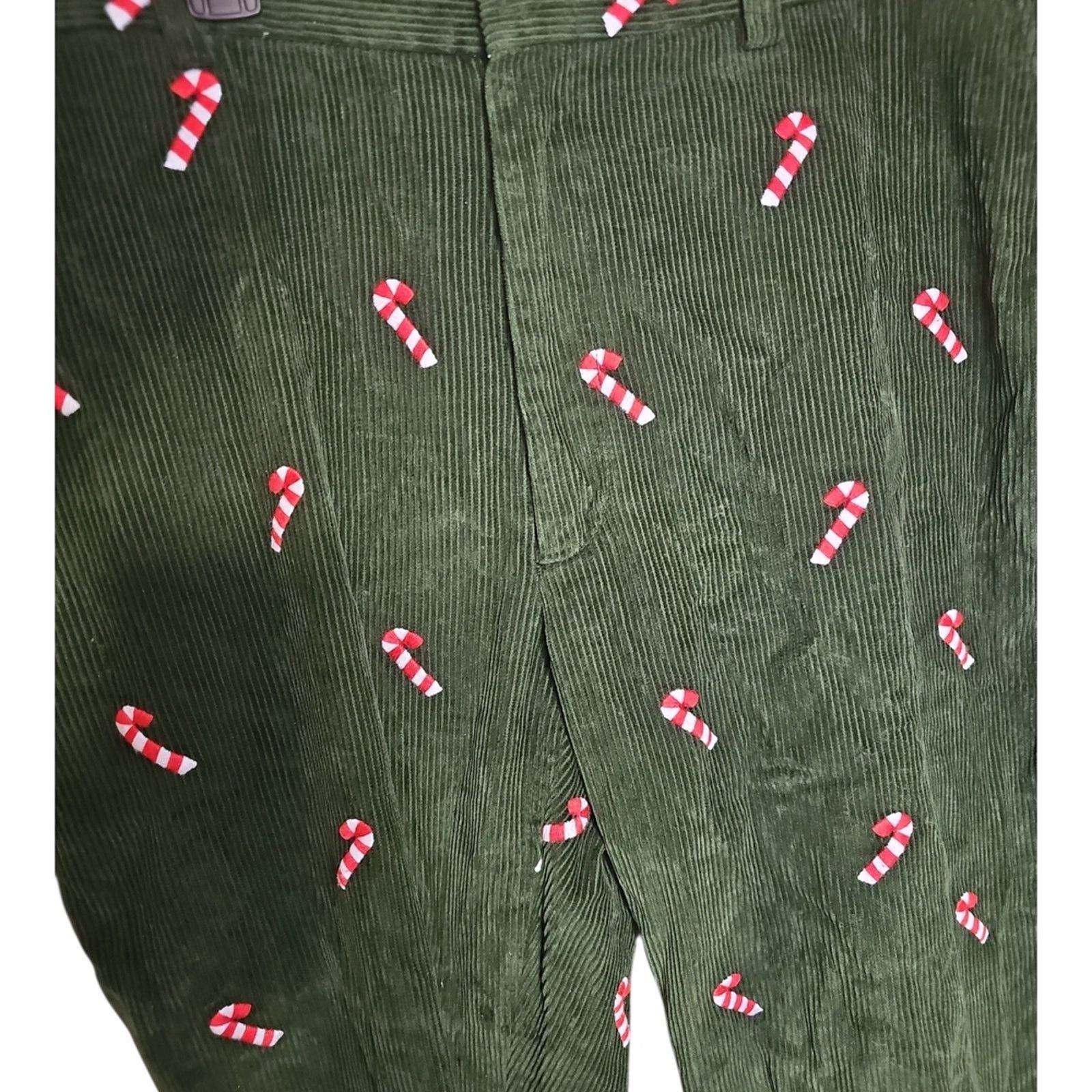 Orvis Vintage Orvis embroidered Christmas Candy Cane Pants Size US 40 / EU 56 - 3 Thumbnail