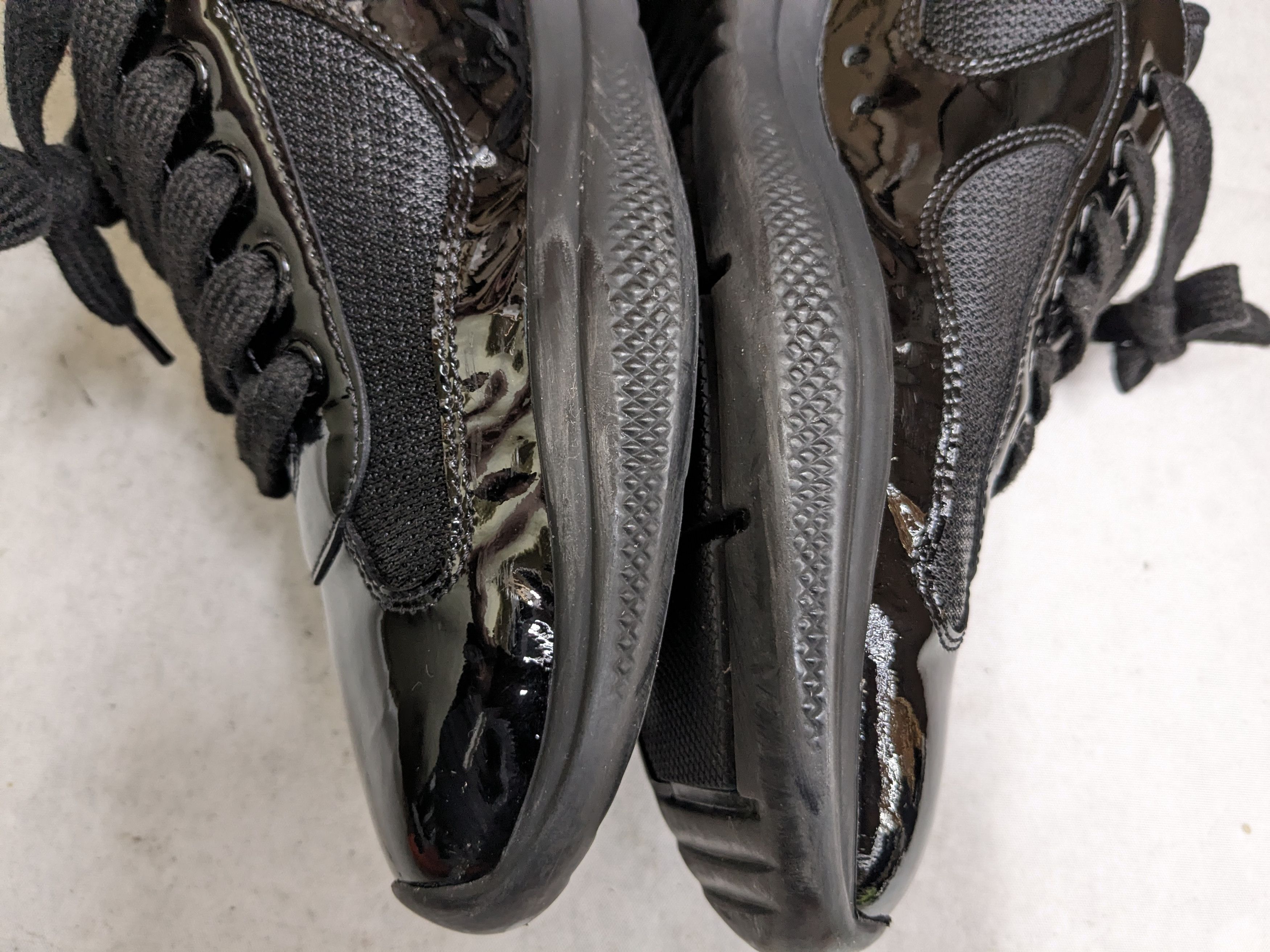 Prana Prada America's Cup Sneakers Black Patent Leather 10 Red Size US 10 / EU 43 - 11 Thumbnail
