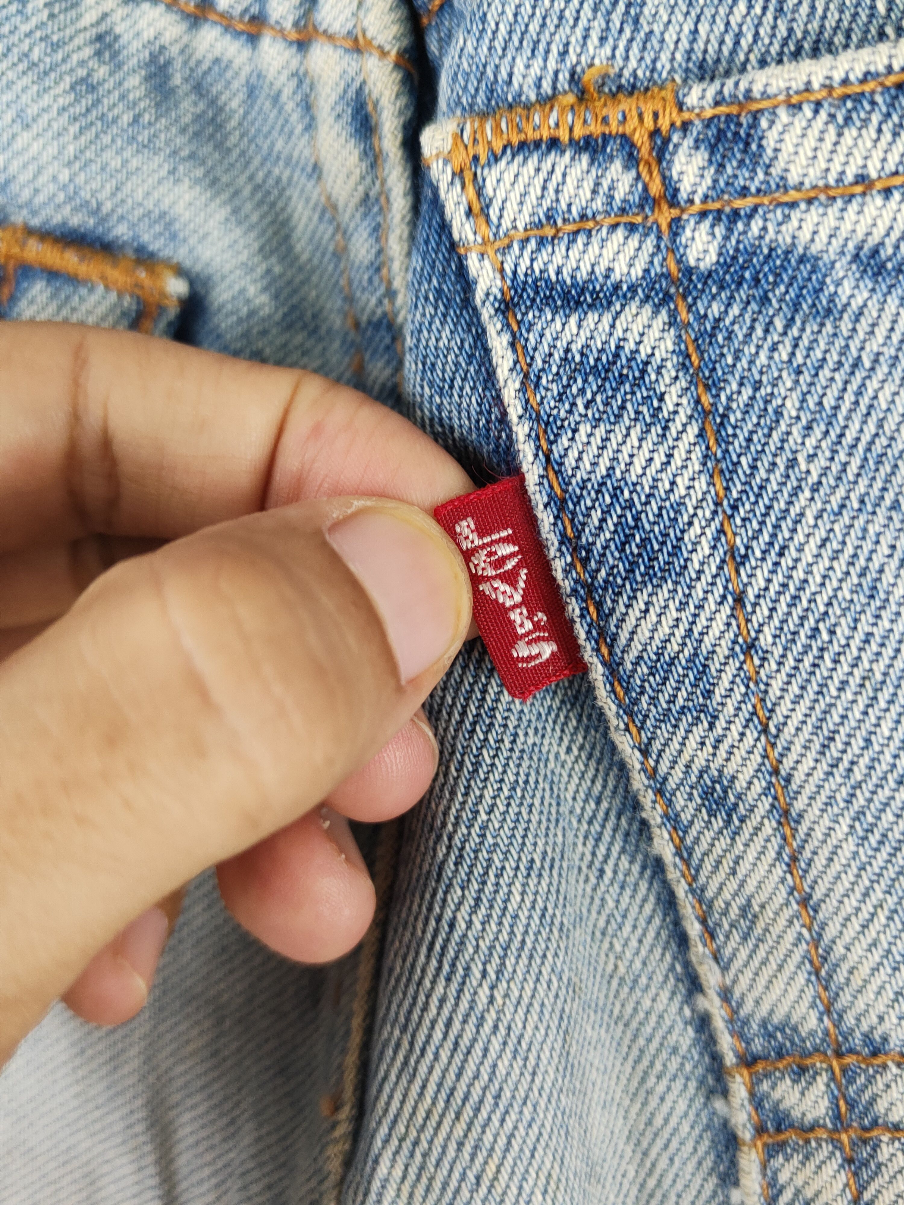 Levi's Levi's Blue Faded Distressed Ripped Jeans #S1648 Size US 31 - 8 Thumbnail