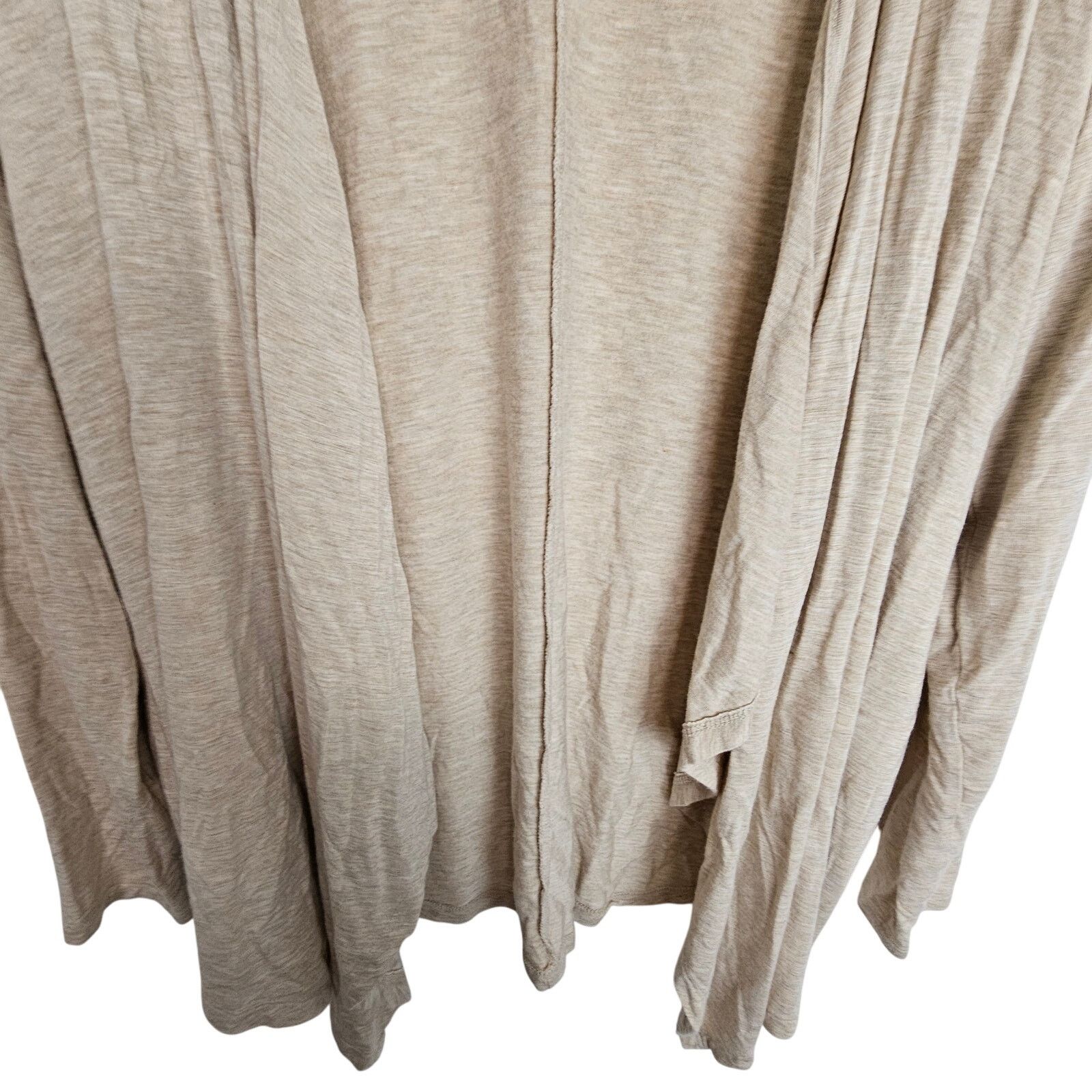 Corridor Torrid Super Soft Knits Women 0X Tan Cardigan Open Front Size XL / US 12-14 / IT 48-50 - 3 Thumbnail