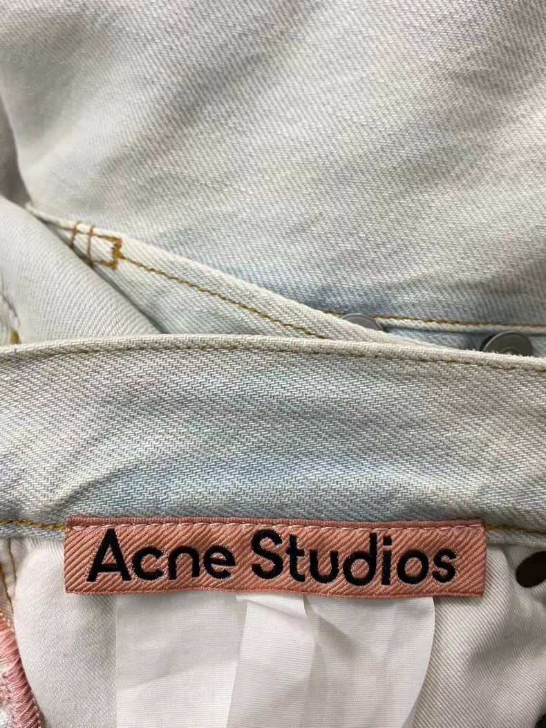 Acne Studios Acne Studios White straight-leg jeans Size US 26 / EU 42 - 6 Thumbnail