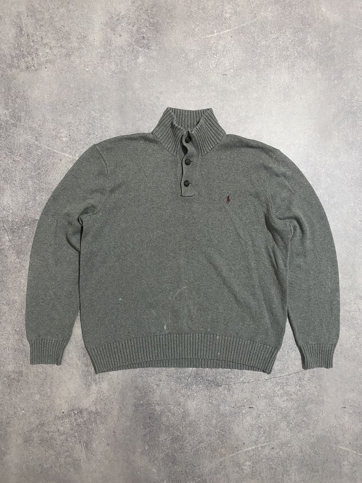 Polo Ralph Lauren × Ralph Lauren Polo Ralph Lauren Mock Neck Sweater Size US XL / EU 56 / 4 - 1 Thumbnail