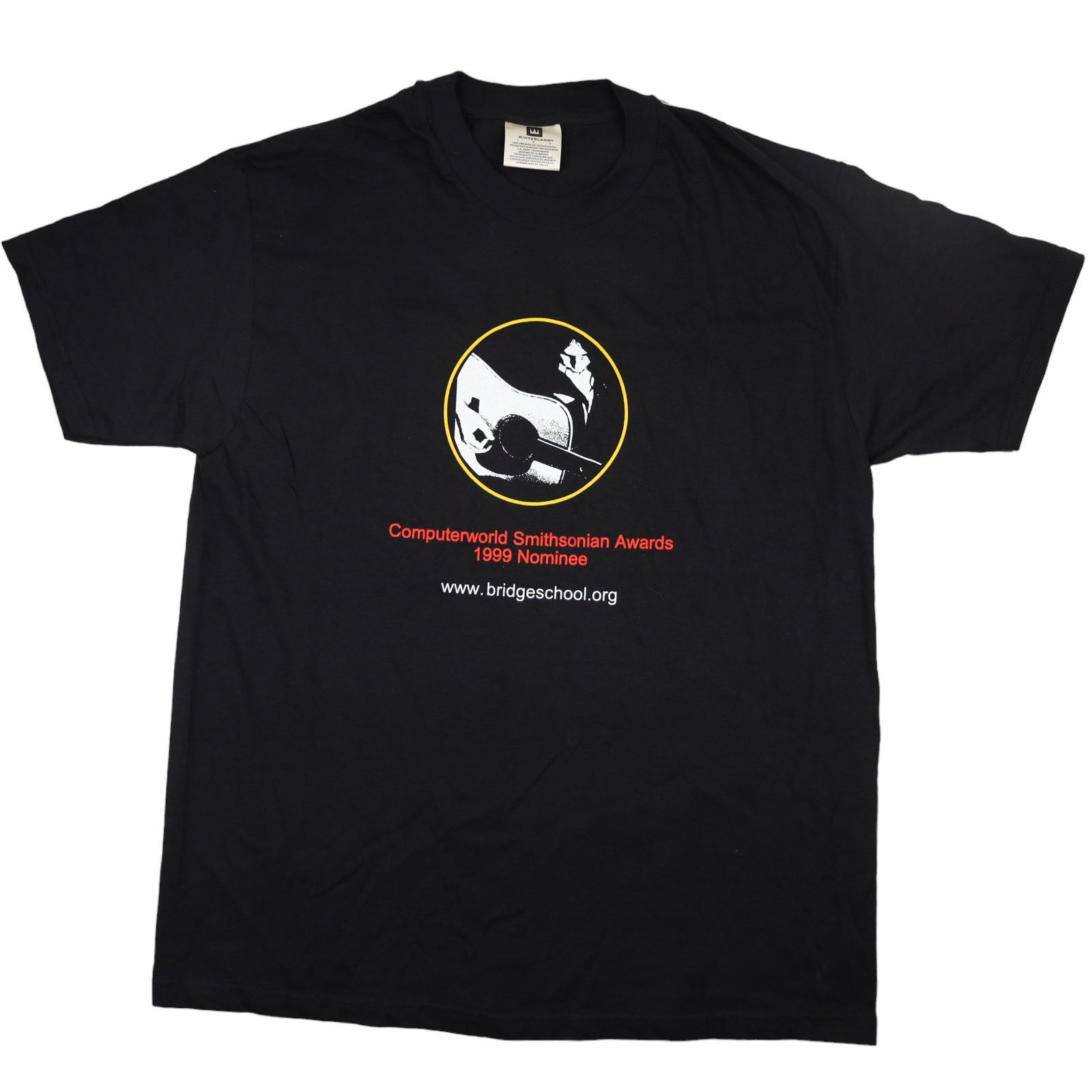 Band Tees × Vintage Vintage 1999 Neil Young Solo Smithsonian Graphic T Shirt Size US L / EU 52-54 / 3 - 1 Thumbnail