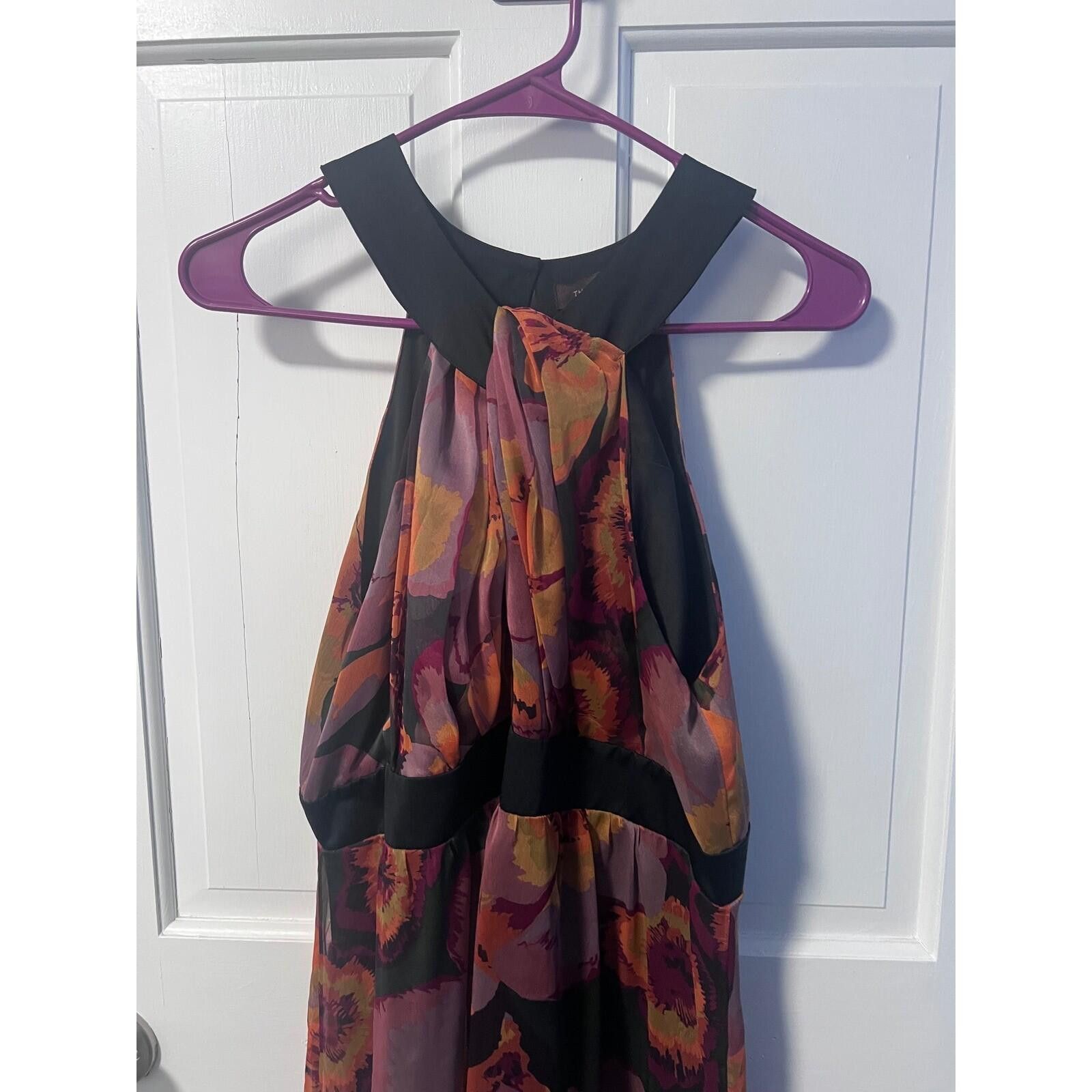 Other The Limited Floral Halter Dress Womens 12 Multicolor NEW Size XL / US 12-14 / IT 48-50 - 4 Thumbnail