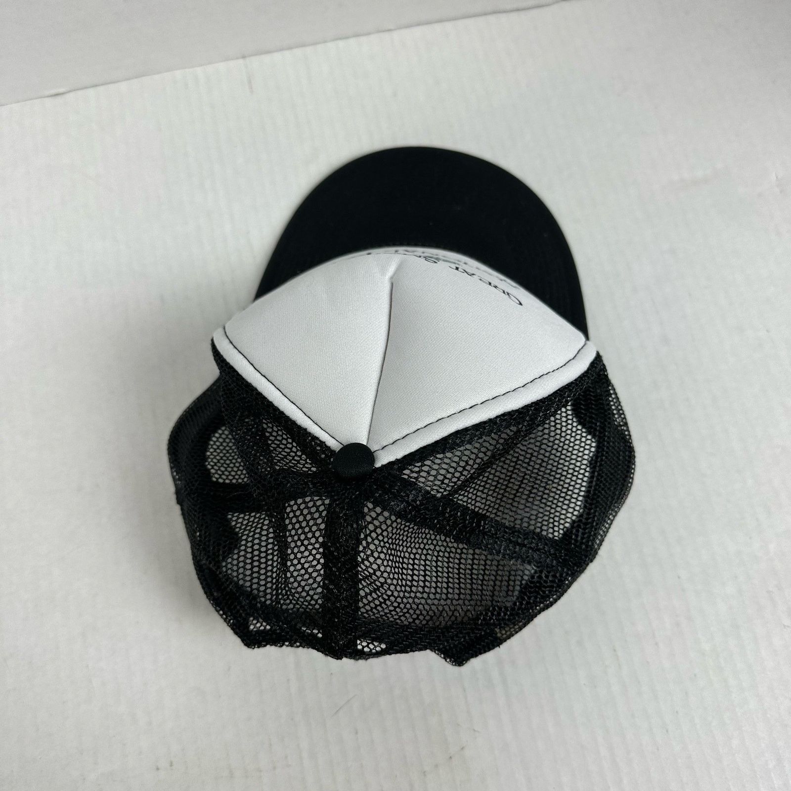 Otto Great Smoky Mts Black White Mesh Trucker Hat Cap Baseball Size ONE SIZE - 3 Thumbnail