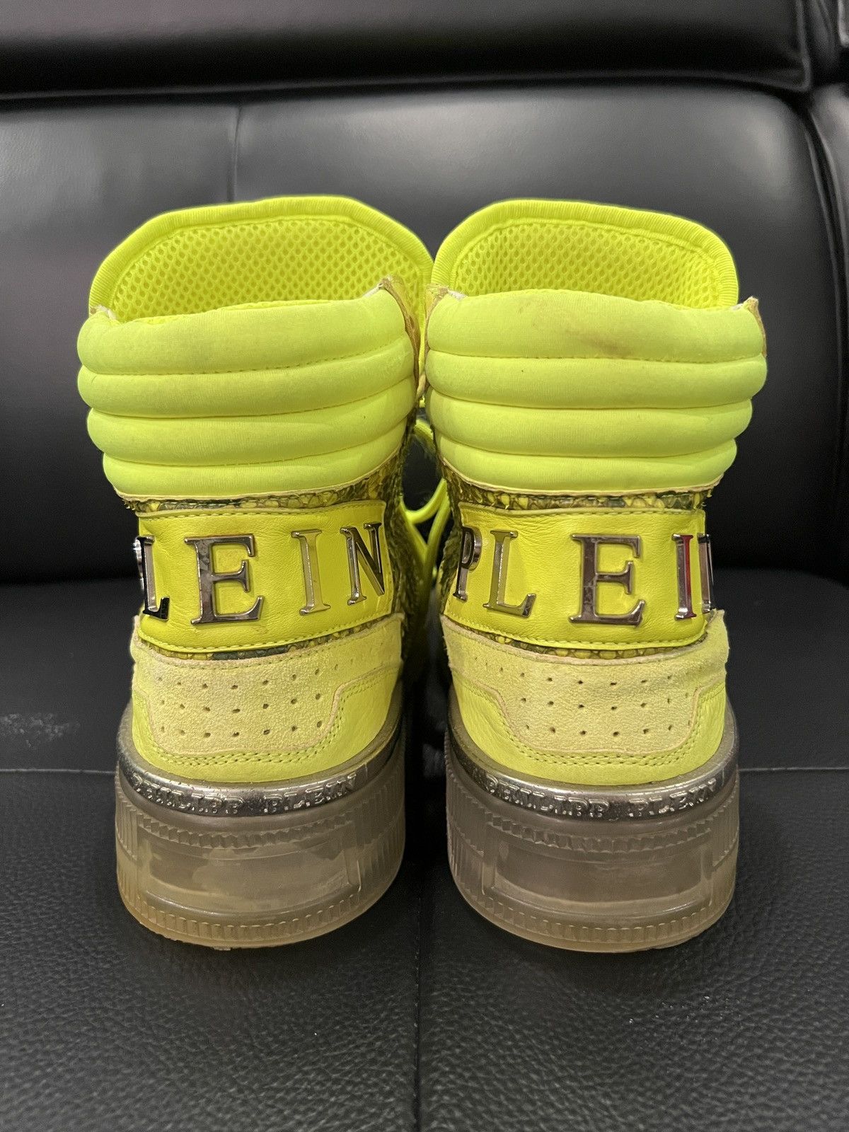 Philipp Plein Philipp Plein Snakeskin Effect “1978” Embroidered High-Top S Size US 9 / EU 42 - 5 Thumbnail
