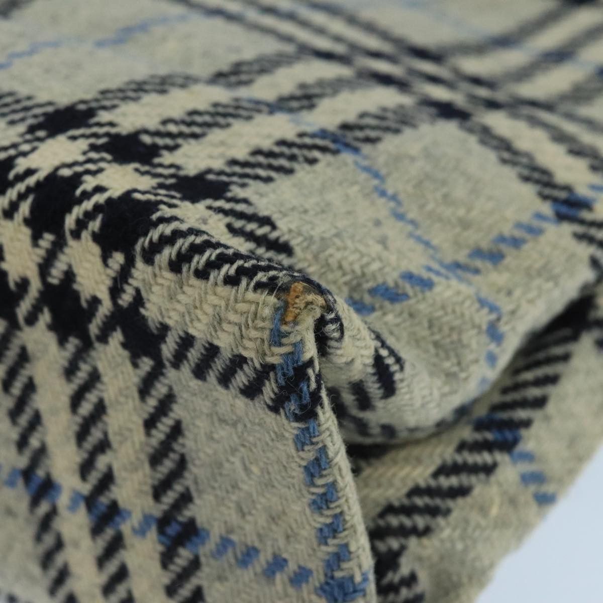 Burberry Burberry Nova Check Hand Bag Wool Gray Size ONE SIZE - 15 Thumbnail