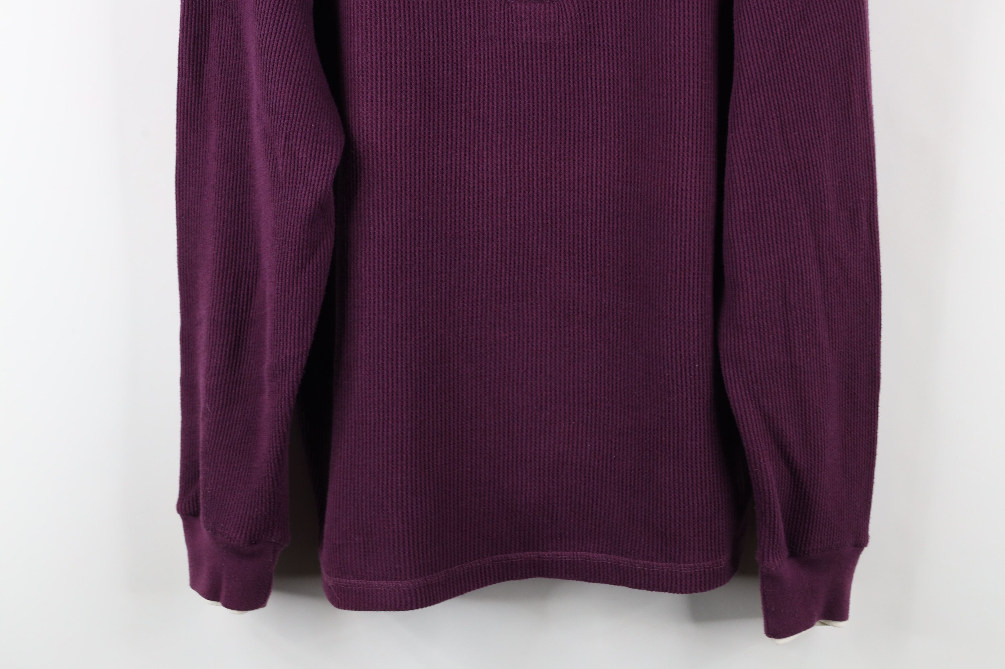 Vintage Vintage 90s Streetwear Layered Thermal Waffle Knit T-Shirt Size M / US 6-8 / IT 42-44 - 3 Thumbnail